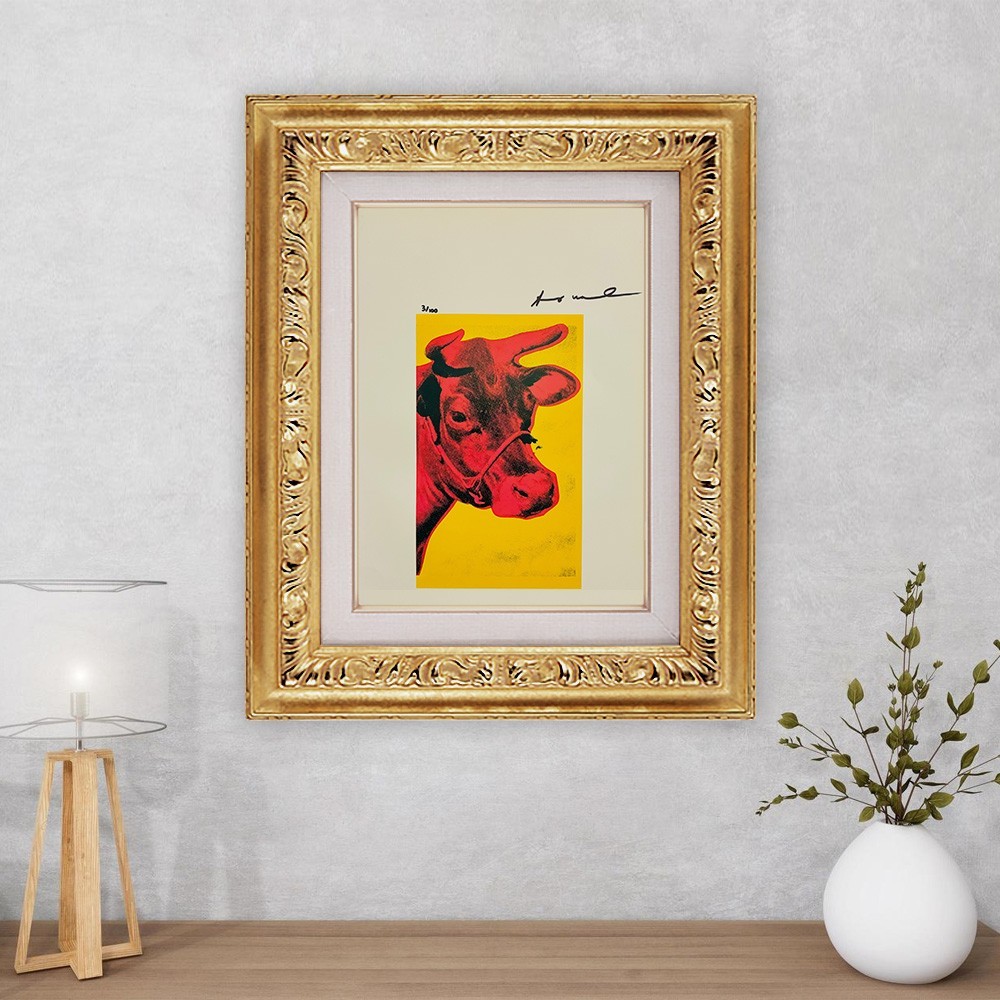 Andy Warhol, Original  Hand-signed Print + COA & Appraisal of $3,500.-*
