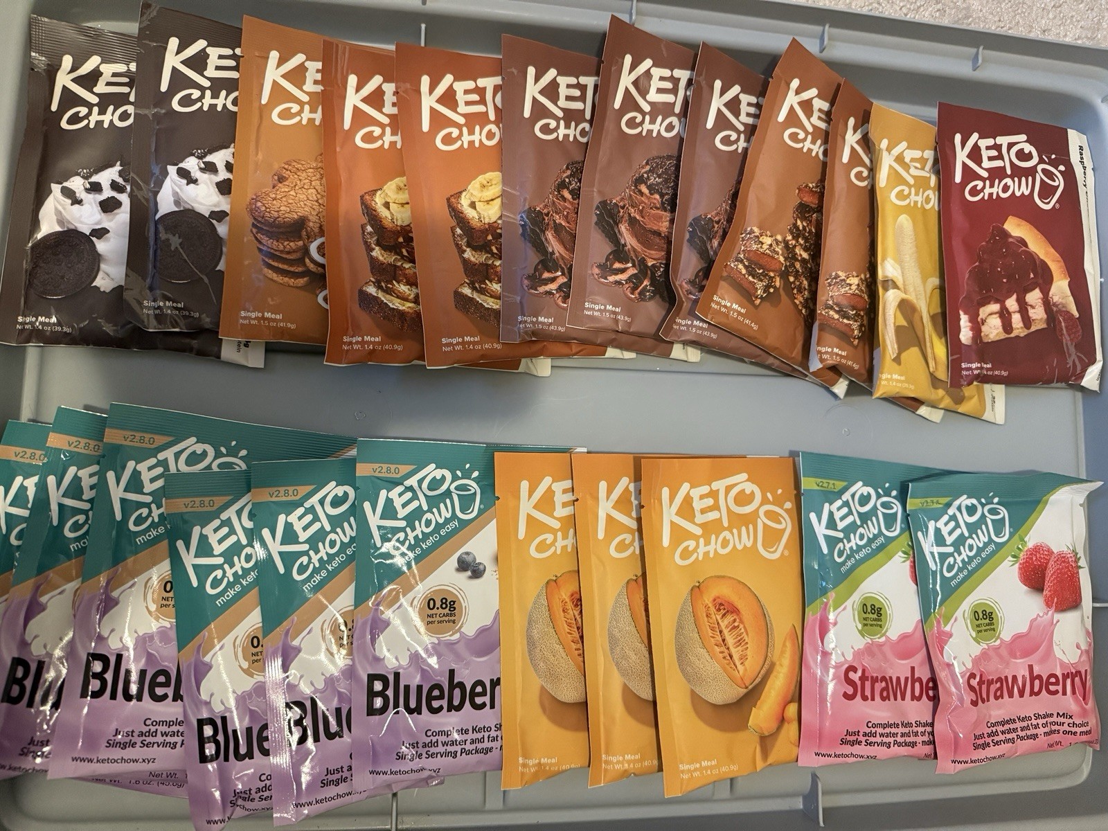 Keto Chow Shake Packets Variety Lot