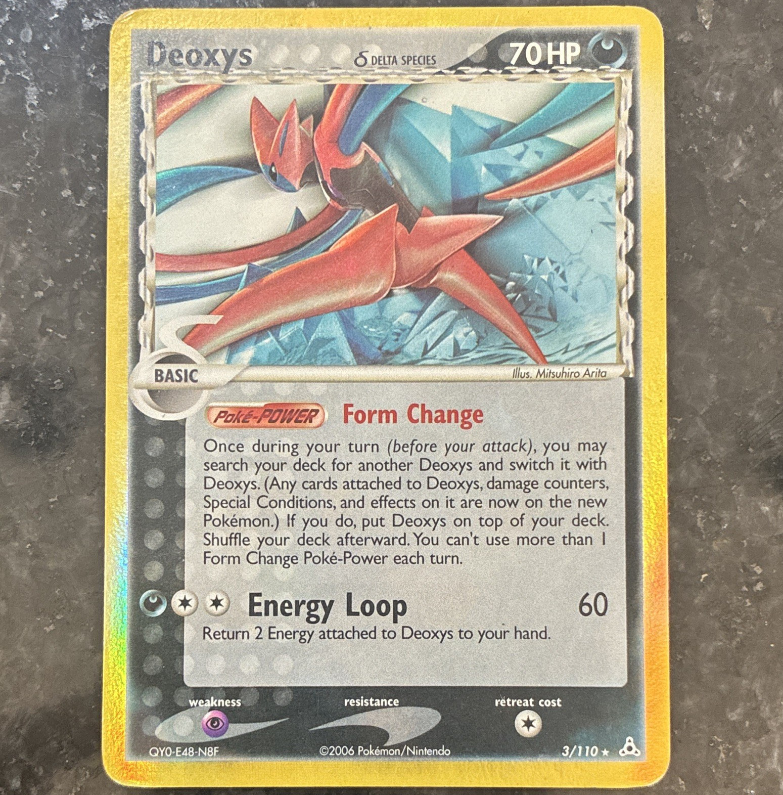 Deoxys [Attack] #3 Pokemon Holon Phantoms - MP