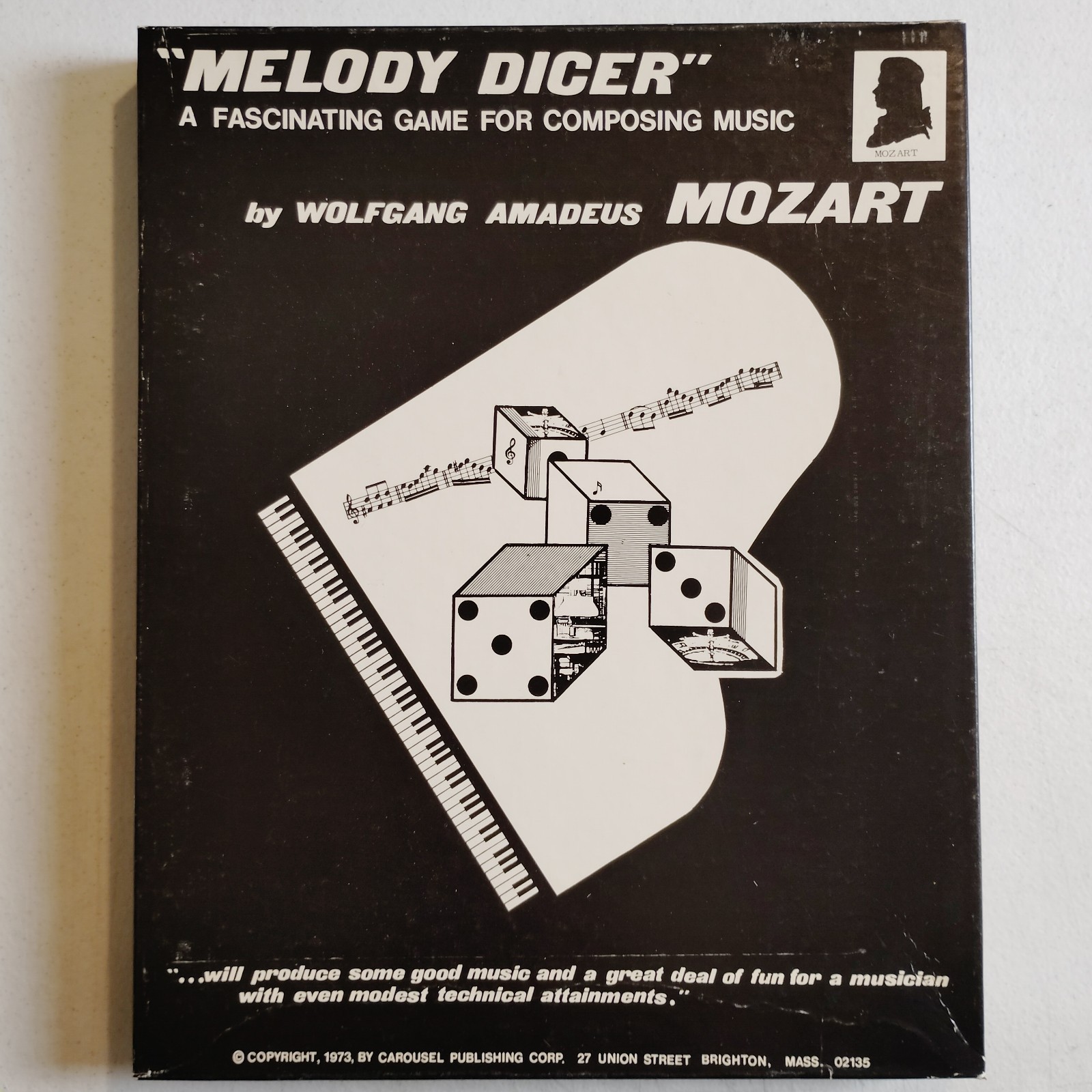 Melody Dicer Game by Wolfgang Amadeus Mozart Composing Music Game With Dice Melody Dicer Game by Wolfgang Amadeus Mozart Composing Music Game With Dice