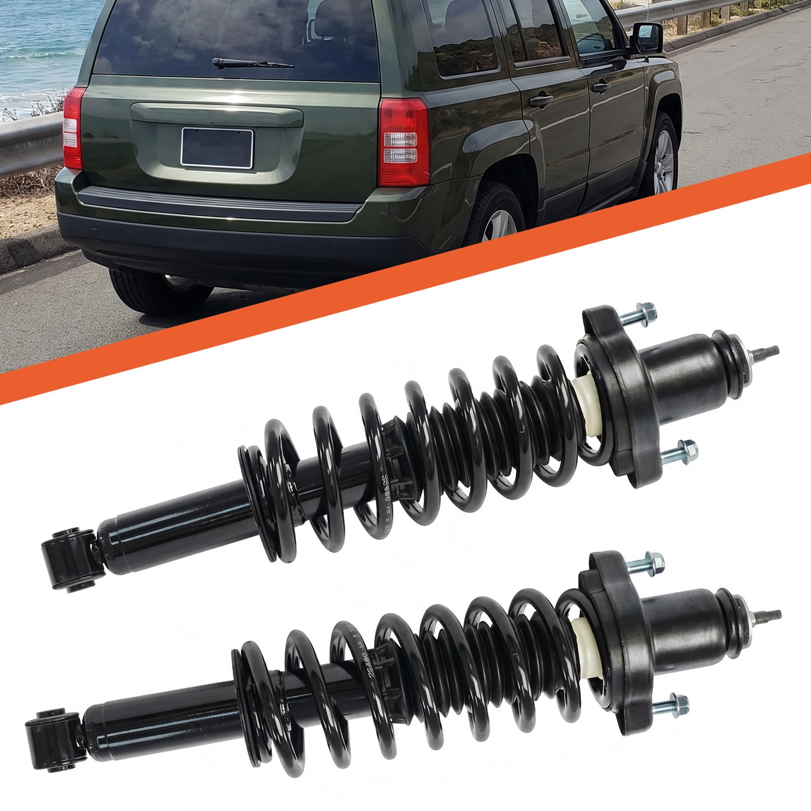 Rear Struts Assembly for 2007-2016 Jeep Compass Patriot 2007-2012 Dodge Caliber