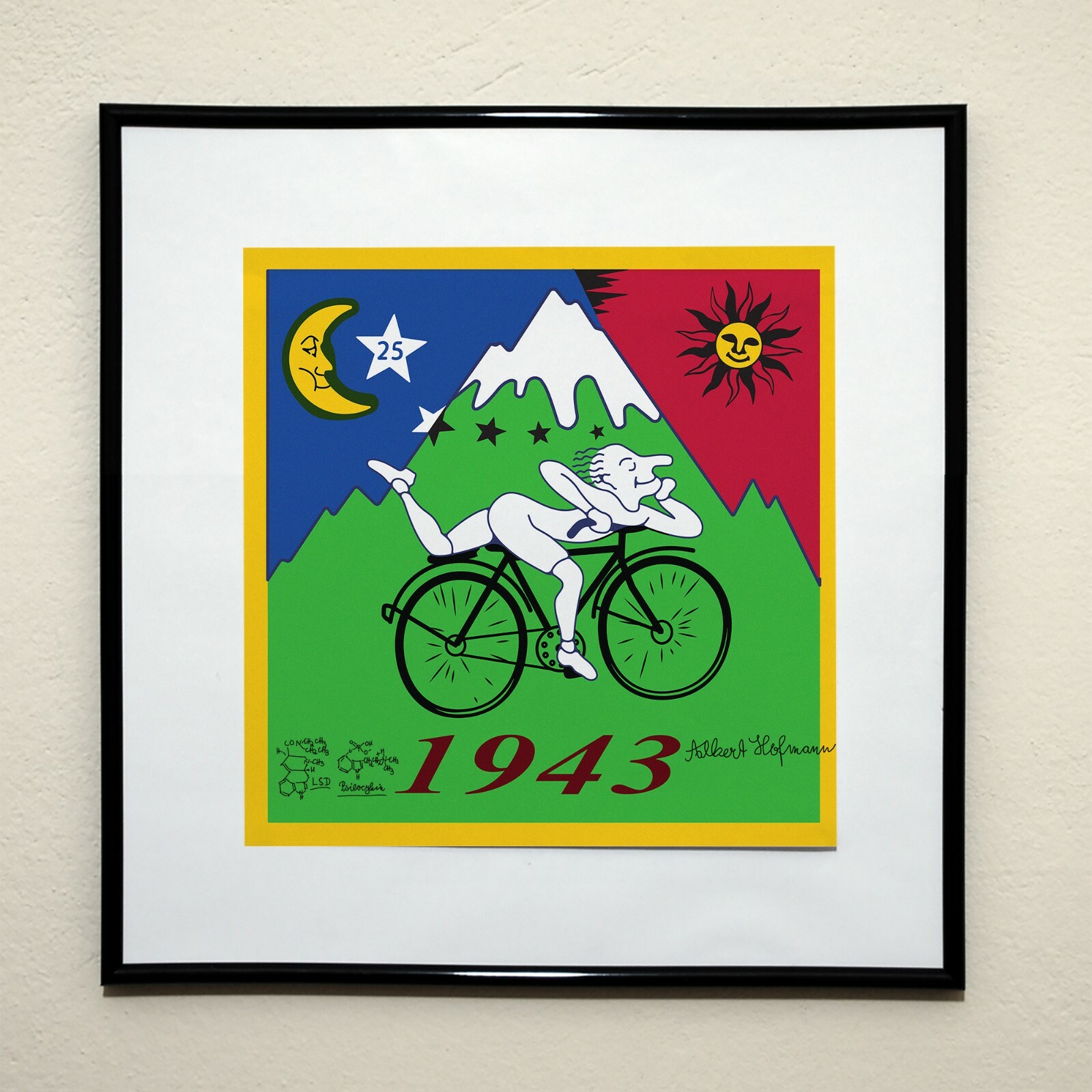 Bicycle Day 1943 Albert Hofmann Signed Autograph LSD Psilocybin Formula