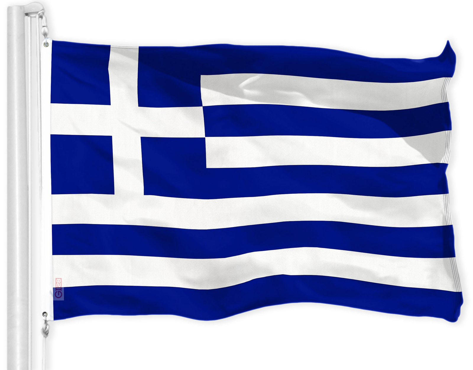 Greece Greek Flag 3x5FT Printed 150D Polyester By G128 Greece Greek Flag 3x5FT Printed 150D Polyester By G128