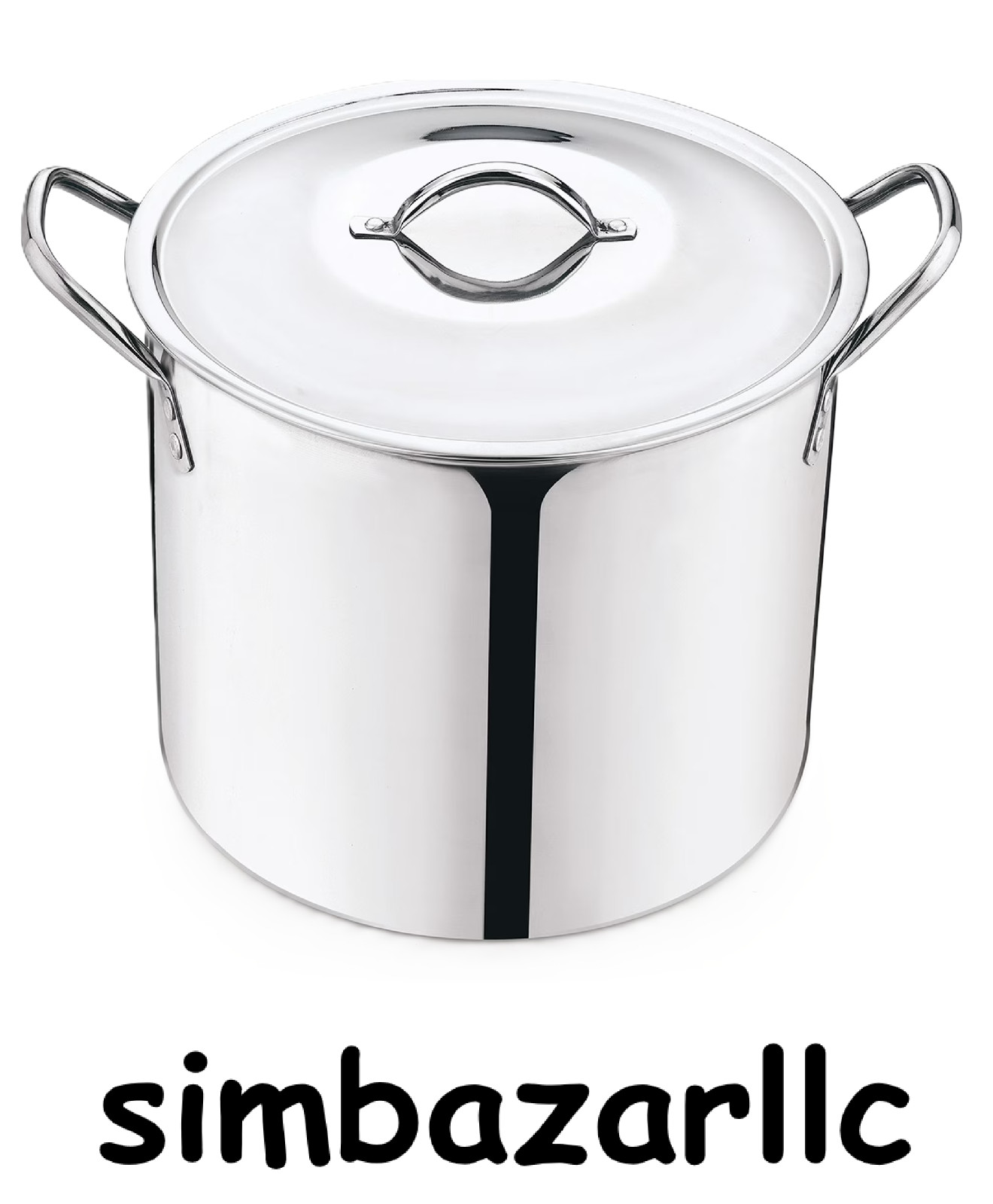 Mainstays 8-Qt Stainless Steel Stock Pot with Lid, Durable, Stay-Cool Handles Mainstays 8-Qt Stainless Steel Stock Pot with Lid, Durable, Stay-Cool Handles