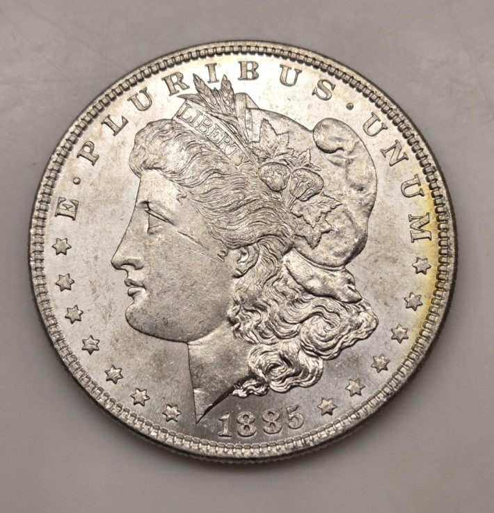 1885 P MORGAN DOLLAR $1 (#390) Philadelphia, uncirculated, ungraded