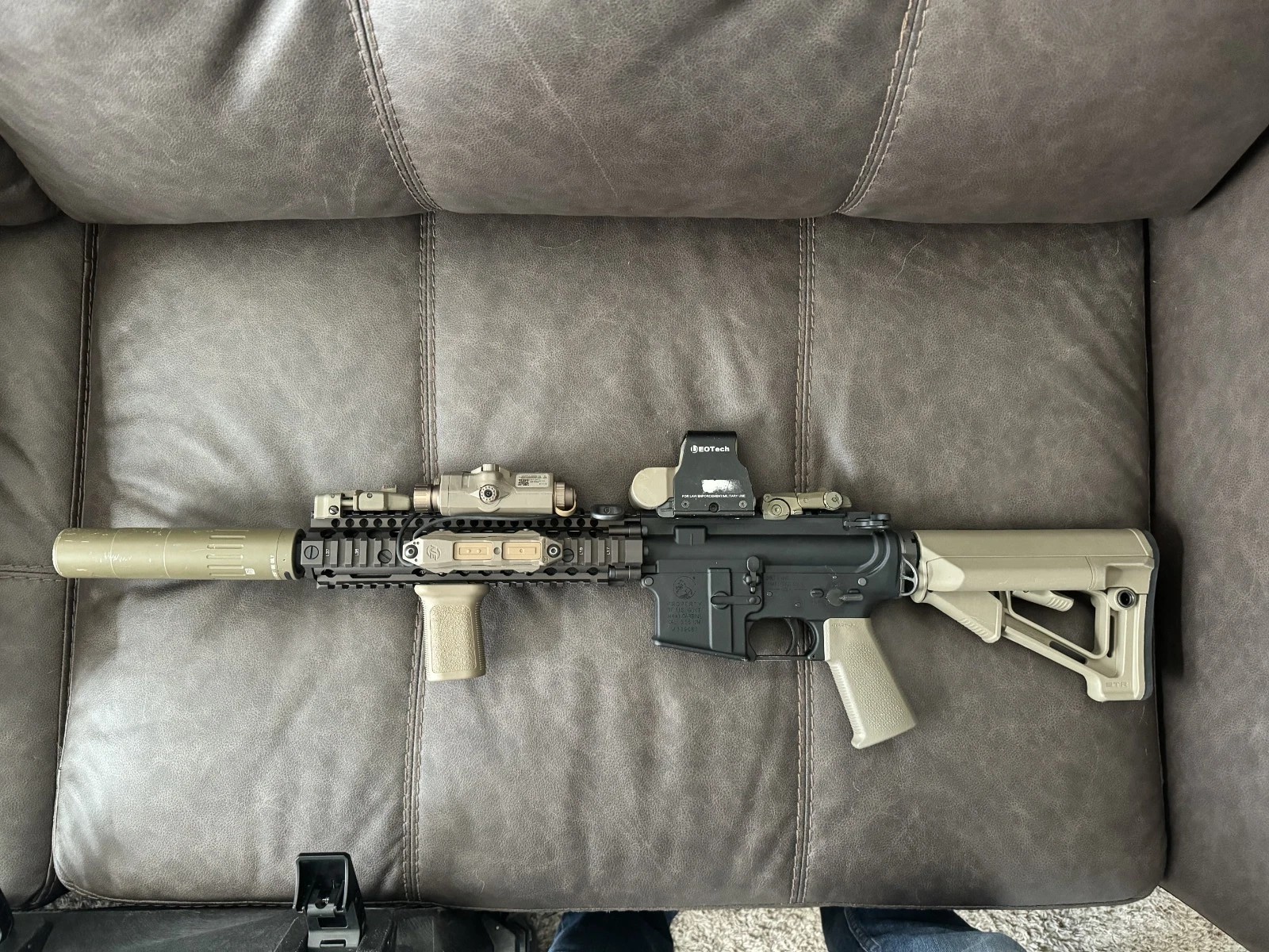 Umbrella Armory Airsoft Tan Mk18 Great Condition, 2025 Service, With Mags and Mo