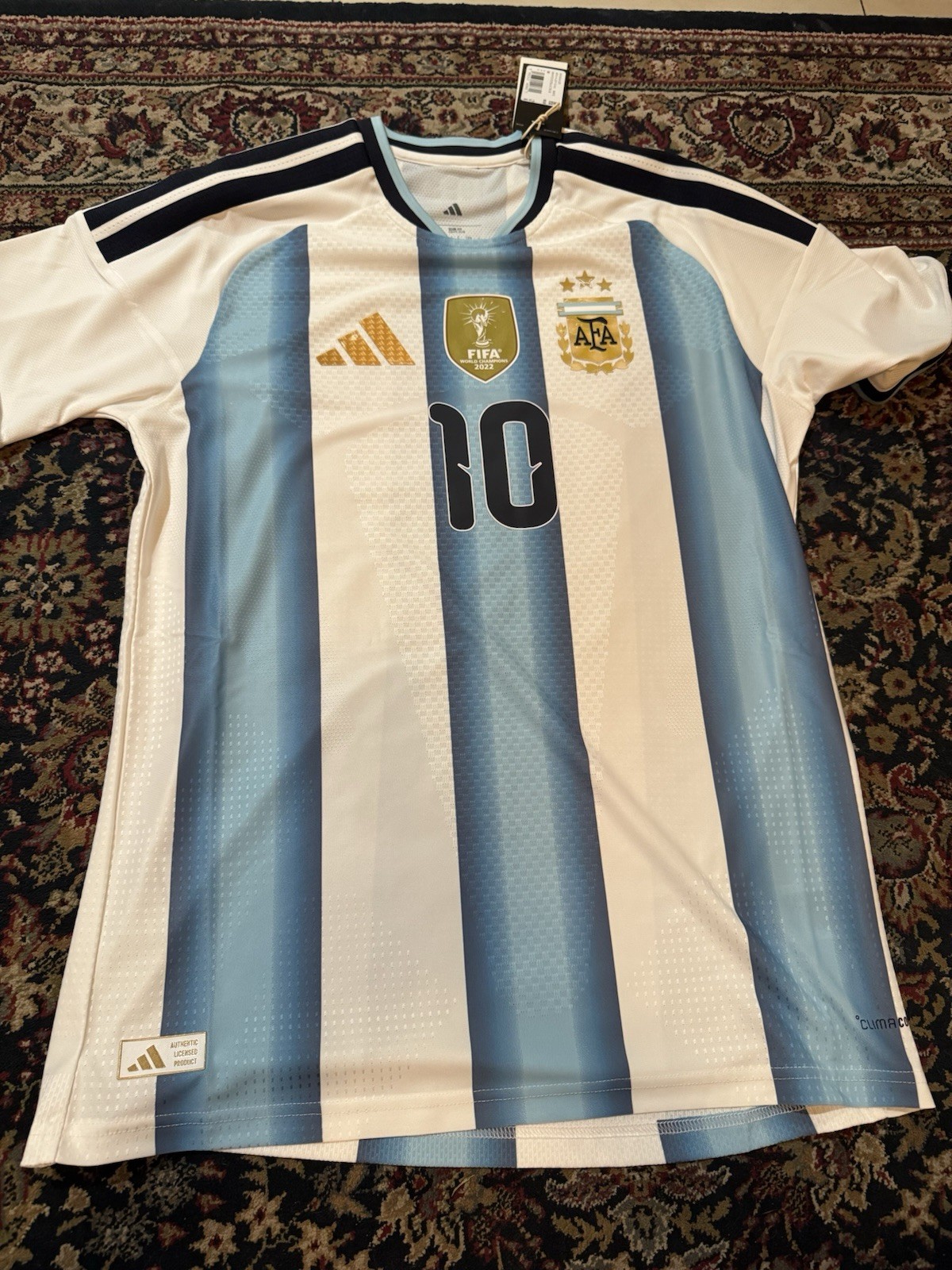 Adidas MESSI Argentina 2026 Home Authentic White Match Jersey KH3934 Size M New Adidas MESSI Argentina 2026 Home Authentic White Match Jersey KH3934 Size M New