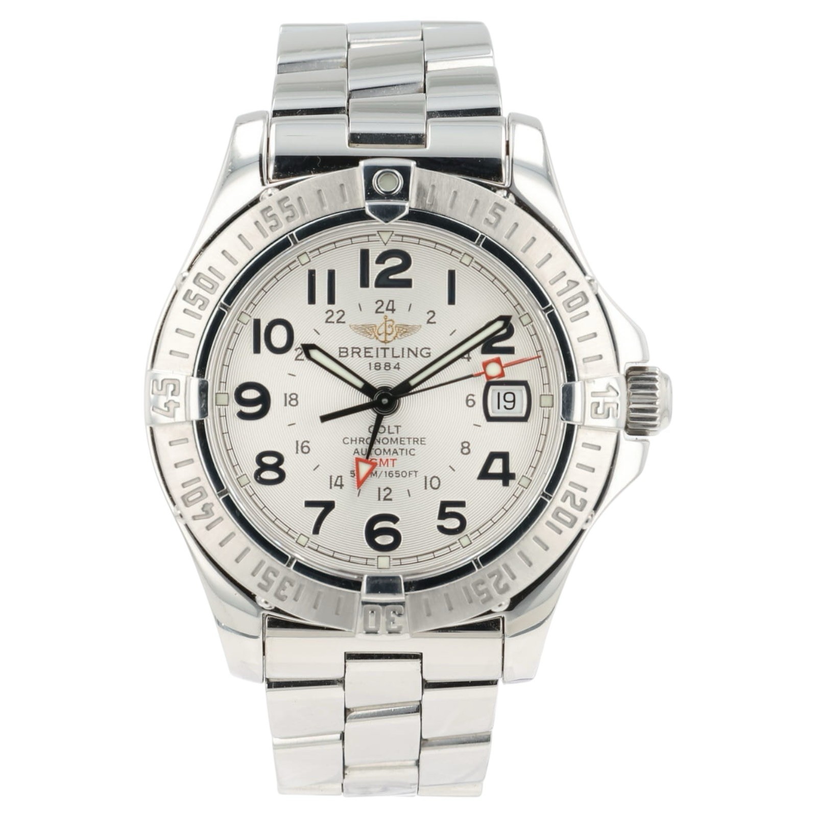 Breitling Colt White Dial Stainless Steel 40mm Automatic Men’s Watch A32350