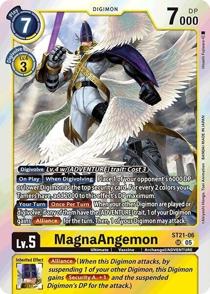 MagnaAngemon Foil - ST21-06 NM - Digimon TCG