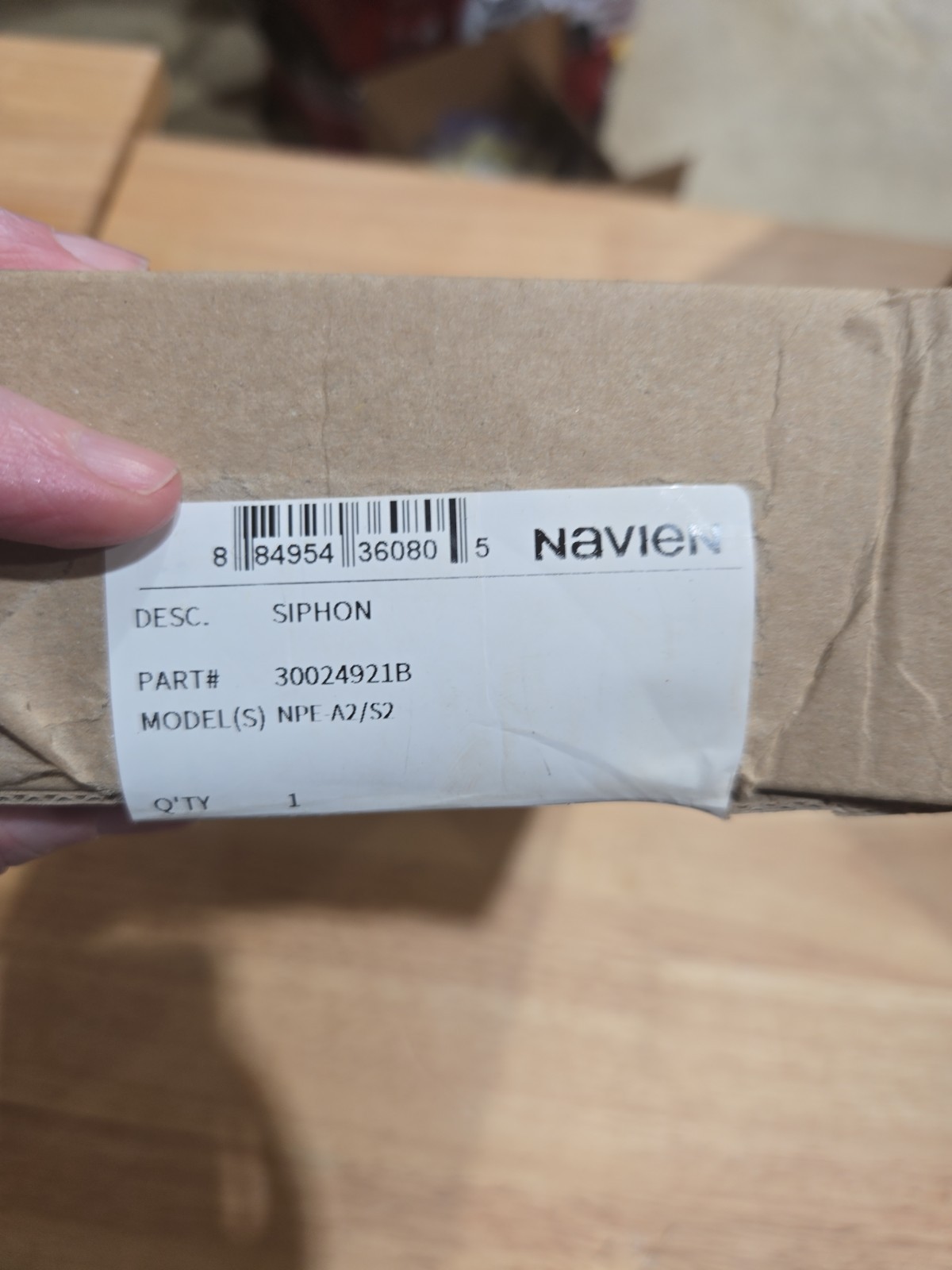 Navien 30024921B - Siphon Kit For the Navien NPE-180A2, NPE-240A2, or NPE-240S2 Navien 30024921B - Siphon Kit For the Navien NPE-180A2, NPE-240A2, or NPE-240S2