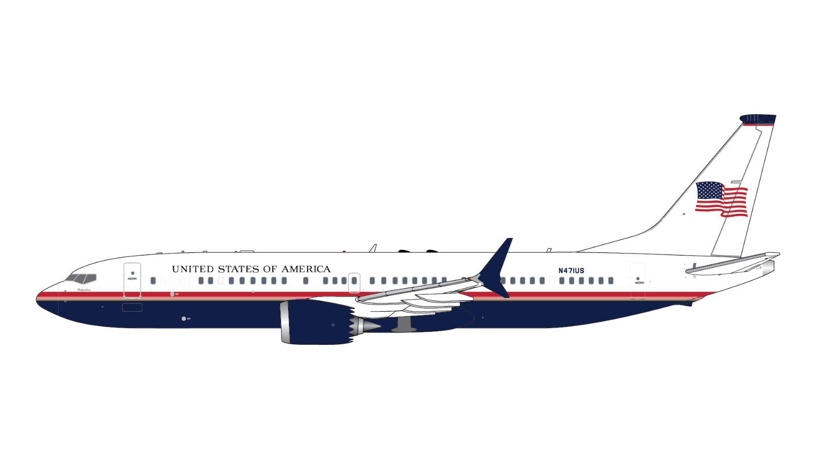 GeminiJets 1:400 U.S. Air Force Boeing 737 MAX 8 BBJ GJAFO2420 PRE-ORDER GeminiJets 1:400 U.S. Air Force Boeing 737 MAX 8 BBJ GJAFO2420 PRE-ORDER