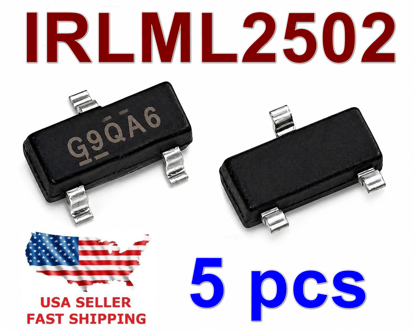 5 Pcs lot IRLML2502 IRLML2502TRPBF SOT-23 MOSFET  Transistor USA  FAST SHIPPING