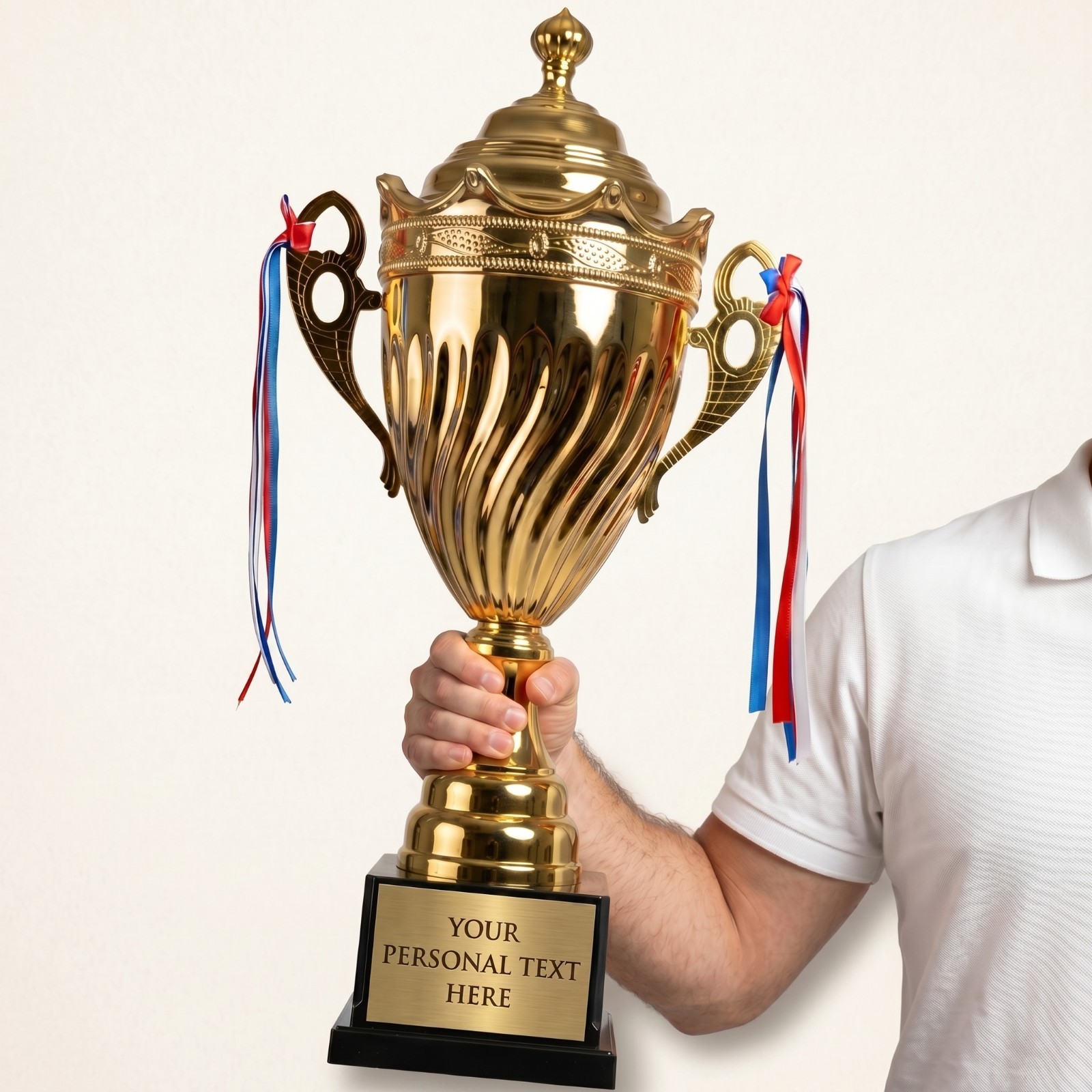 Large Metal Championship Trophy - 24 Inches Tall, 6 Pounds Premium Gold Trophy