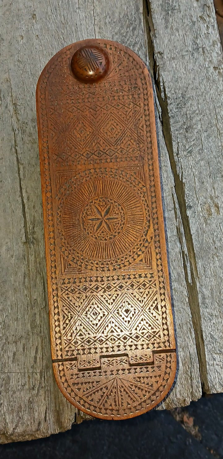 Vintage Hand Crafted, Carved Secret Box Vintage Hand Crafted, Carved Secret Box
