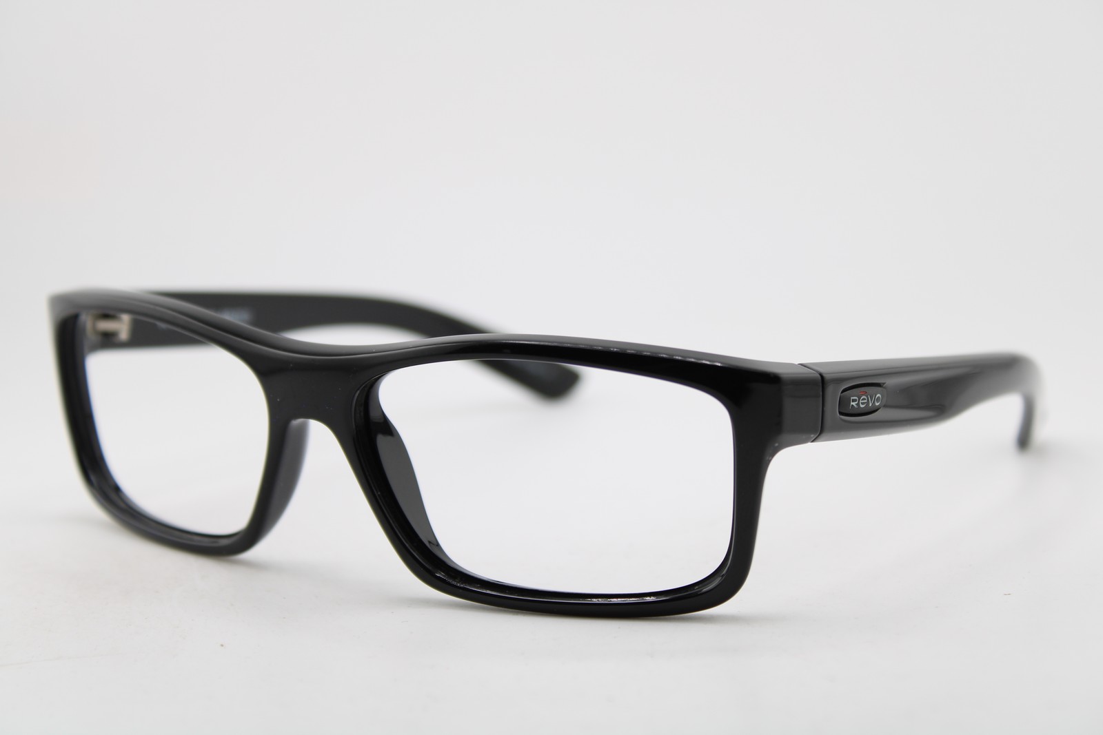 REVO RE 4061X 01 BL SQUARE CLASSIC POLISHED BLACK AUTHENTIC EYEGLASSES 61-15