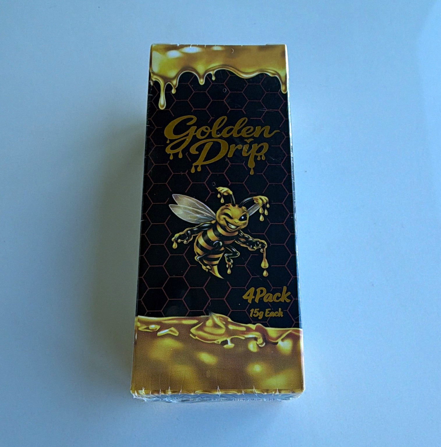 Golden Drip Honey Pack Sachets, 4 x 15g, Honey + Herbal Extracts Golden Drip Honey Pack Sachets, 4 x 15g, Honey + Herbal Extracts