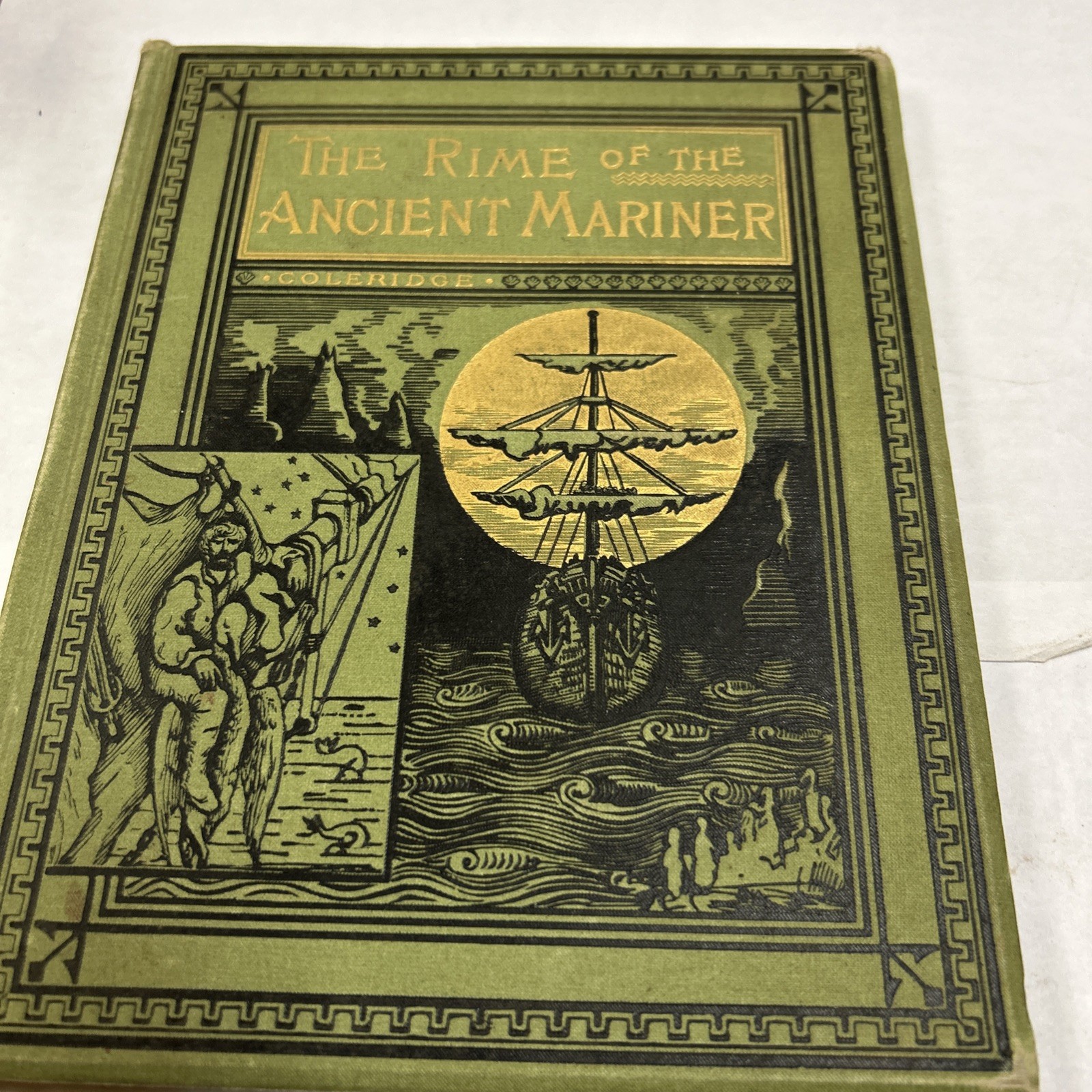 The Rime Of The Ancient Mariner In 7 Parts By Samuel Coleridge 1884 RARE