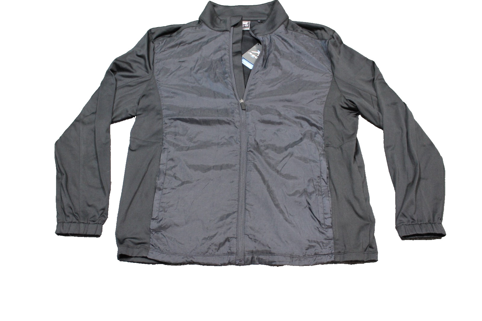 AHEAD Jacket Mens XL Black Classics Full Zip Lightweight Outdoor Sports NEW