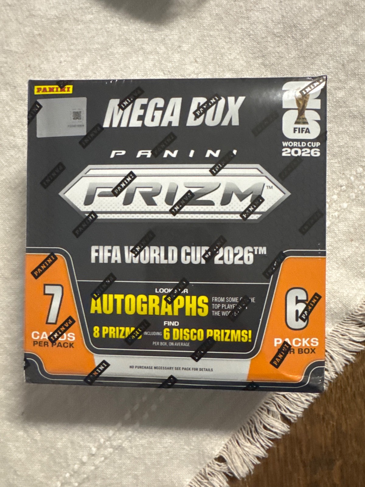2026 Panini Prizm FIFA World Cup Soccer Sealed 6 Pack Mega Box 42 Cards Per Box 2026 Panini Prizm FIFA World Cup Soccer Sealed 6 Pack Mega Box 42 Cards Per Box
