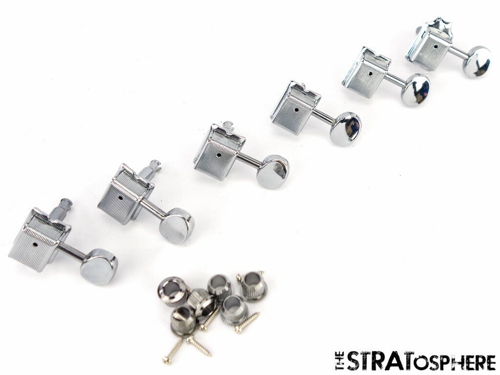 * NEW Vintage Style TUNERS for Fender Stratocaster Strat Telecaster Tele Chrome
