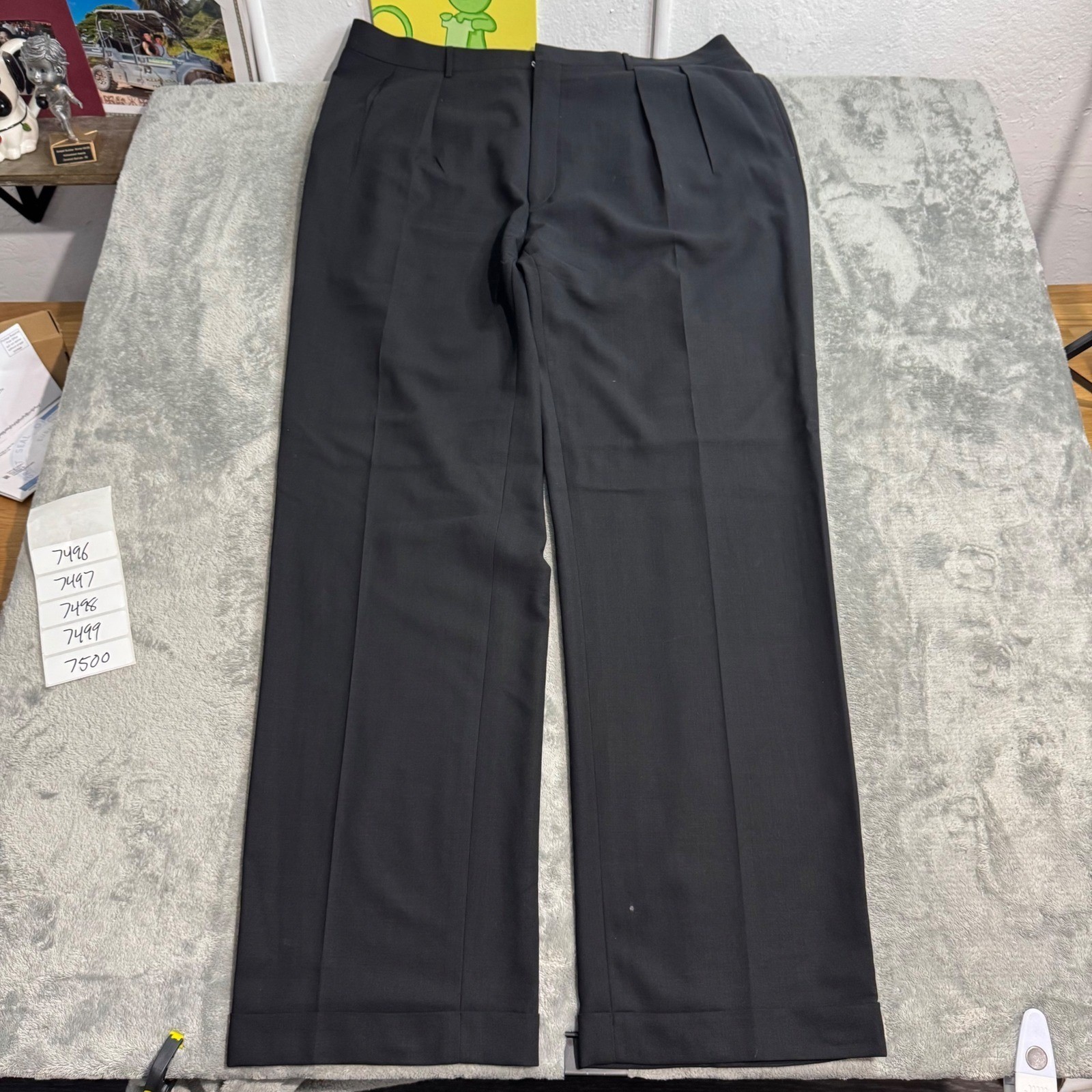 VTG Polo Ralph Lauren Virgin Wool Pleated Front Dress Pant Mens 48 XL (39x32.5) VTG Polo Ralph Lauren Virgin Wool Pleated Front Dress Pant Mens 48 XL (39x32.5)