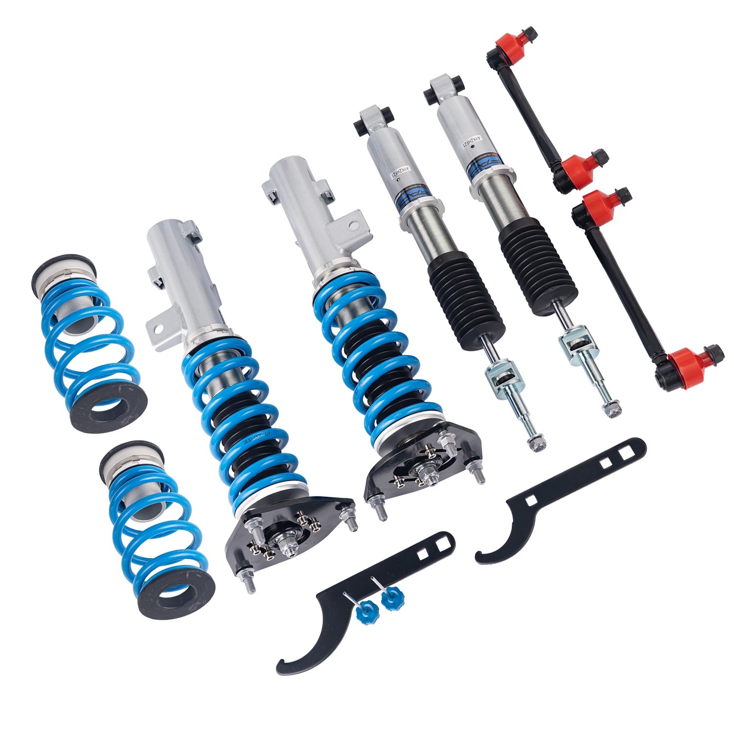 16 Clicks Adjustable Damper Lowering Coilovers For Kia Forte 2019-2024 16 Clicks Adjustable Damper Lowering Coilovers For Kia Forte 2019-2024