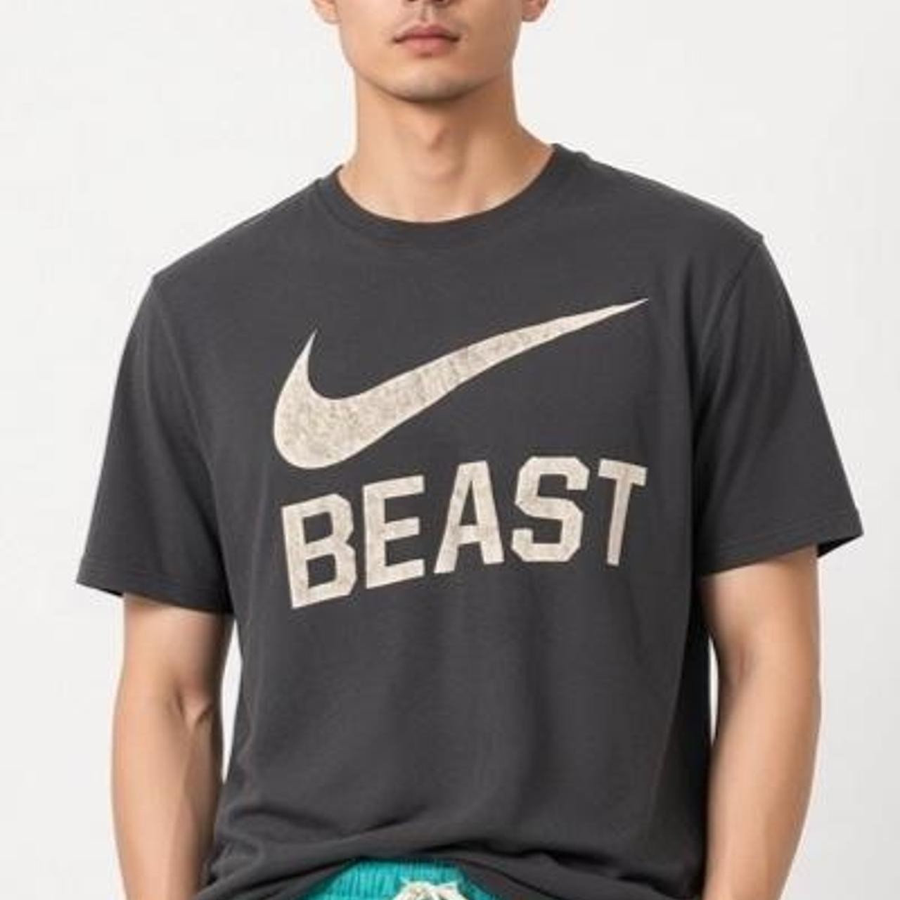 Nike Men\'s Black and Grey T-shirt Nike Men\'s Black and Grey T-shirt