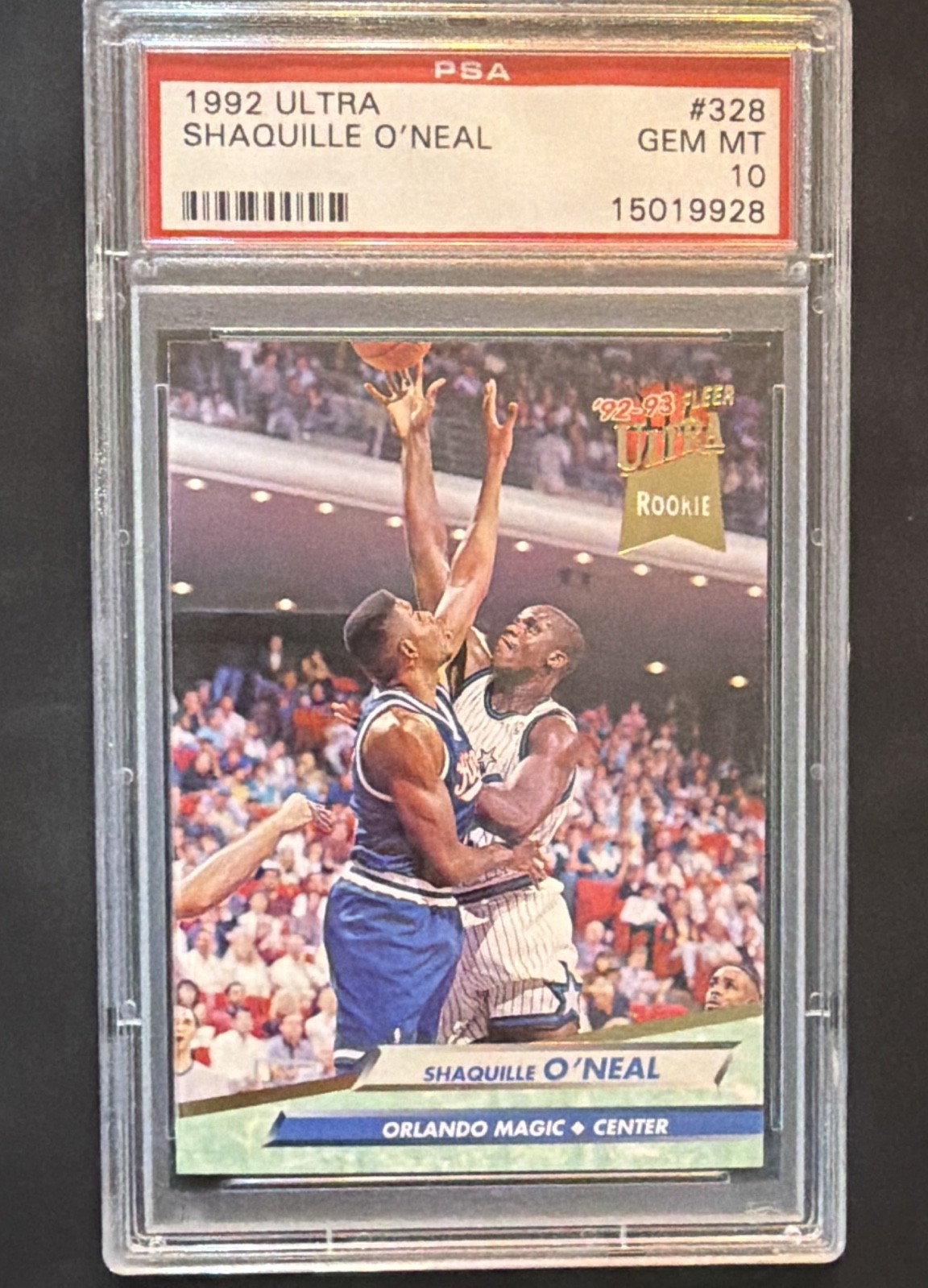 1992-93 Fleer Ultra - Rookie Shaquille O\'Neal #328 (RC)