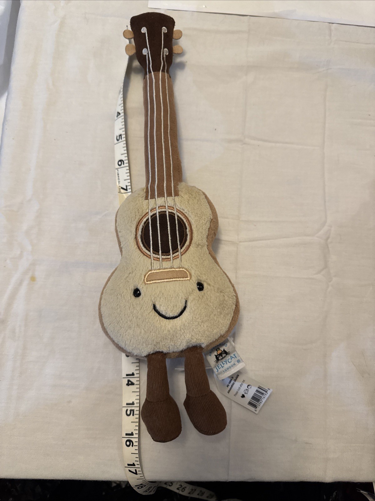 Jellycat Amuseables Ukulele RARE 16” Limited Collectable Great Gift NWT Fast 🚢 Jellycat Amuseables Ukulele RARE 16” Limited Collectable Great Gift NWT Fast 🚢