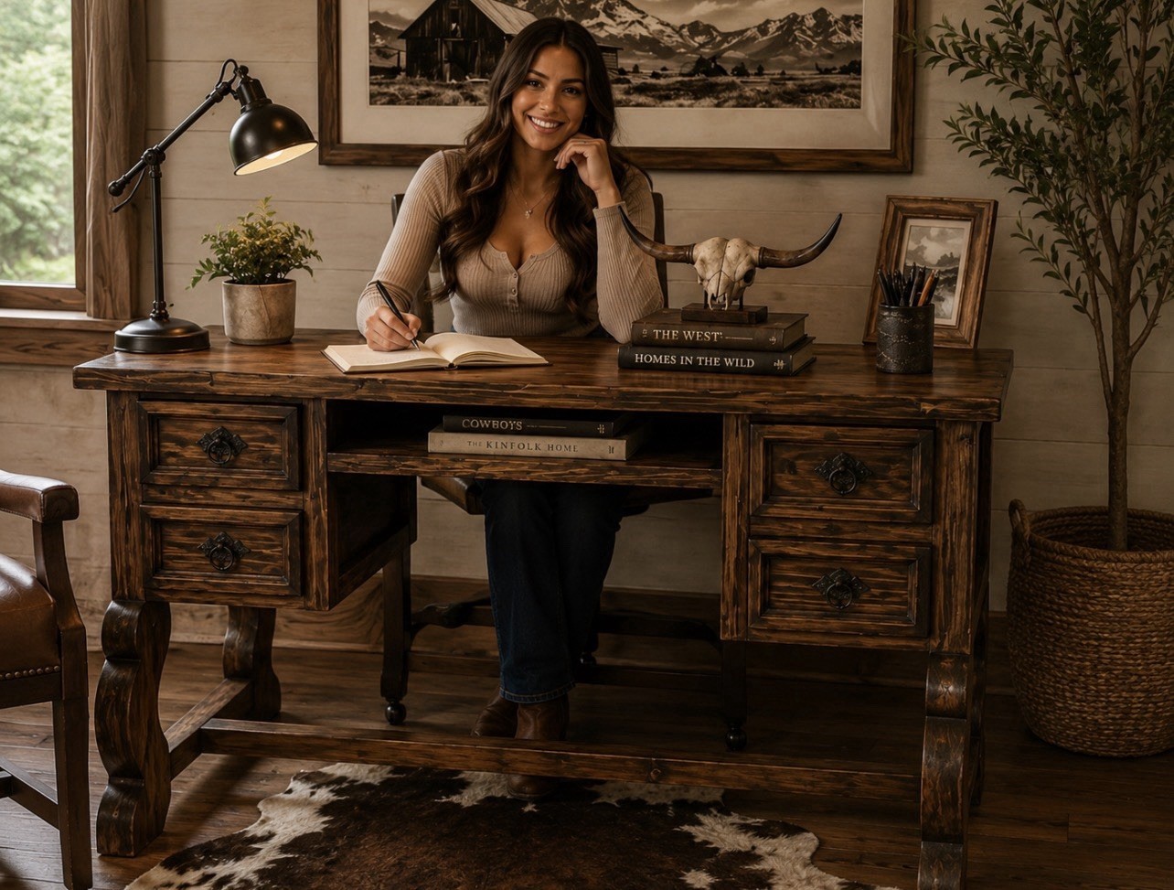 Santa Rita Desk Natural Dark