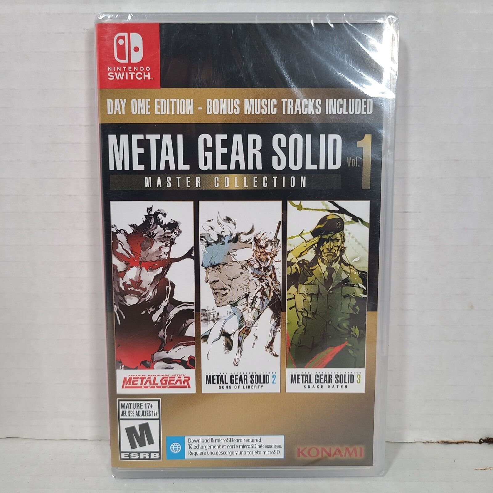 BRAND NEW - Metal Gear Solid: Master Collection Vol. 1 (Switch, 2023) Sealed