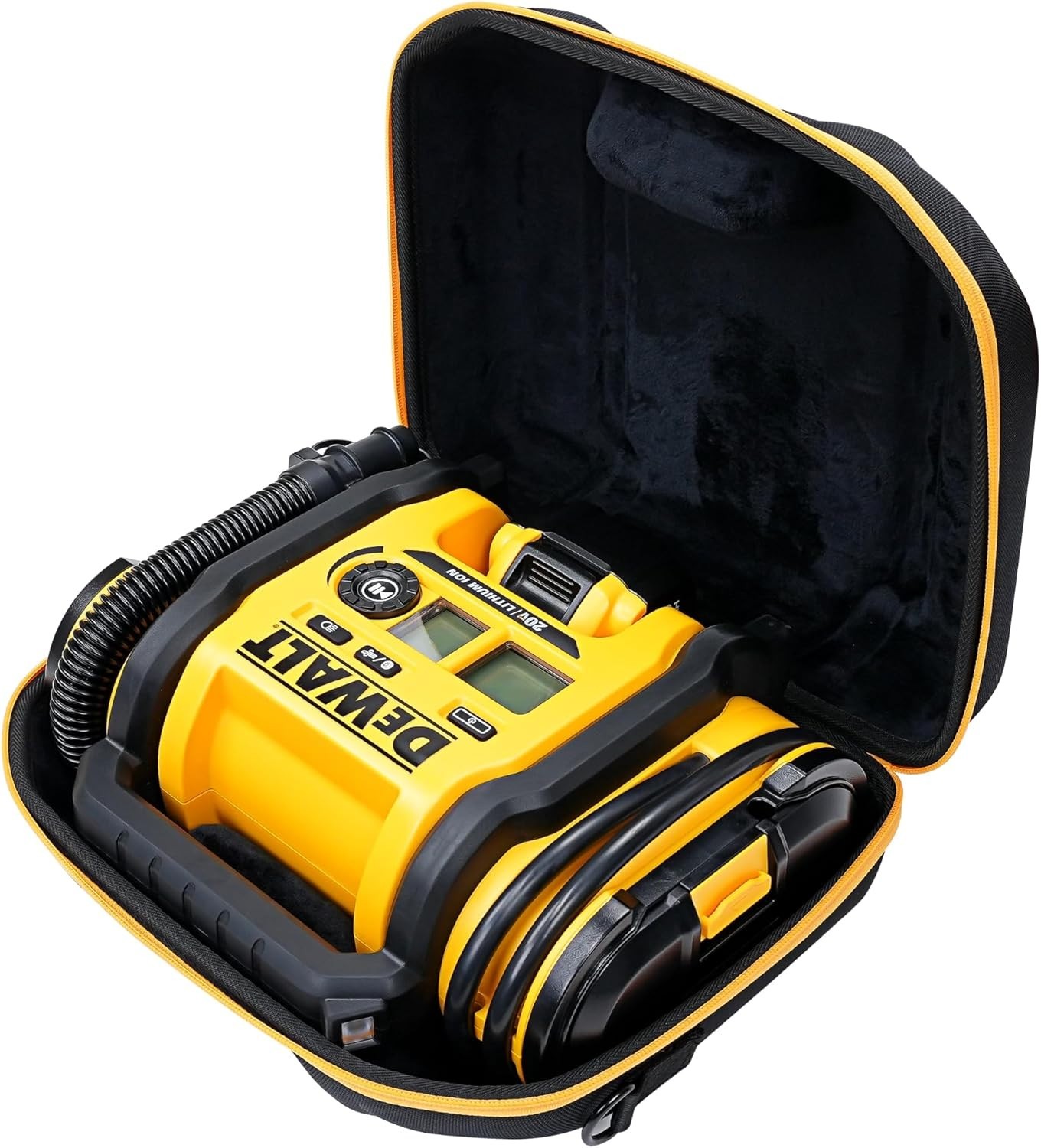 Air Compressor Hard Case Compatible with DEWALT 20V MAX Tire Inflator DCC020IB Air Compressor Hard Case Compatible with DEWALT 20V MAX Tire Inflator DCC020IB