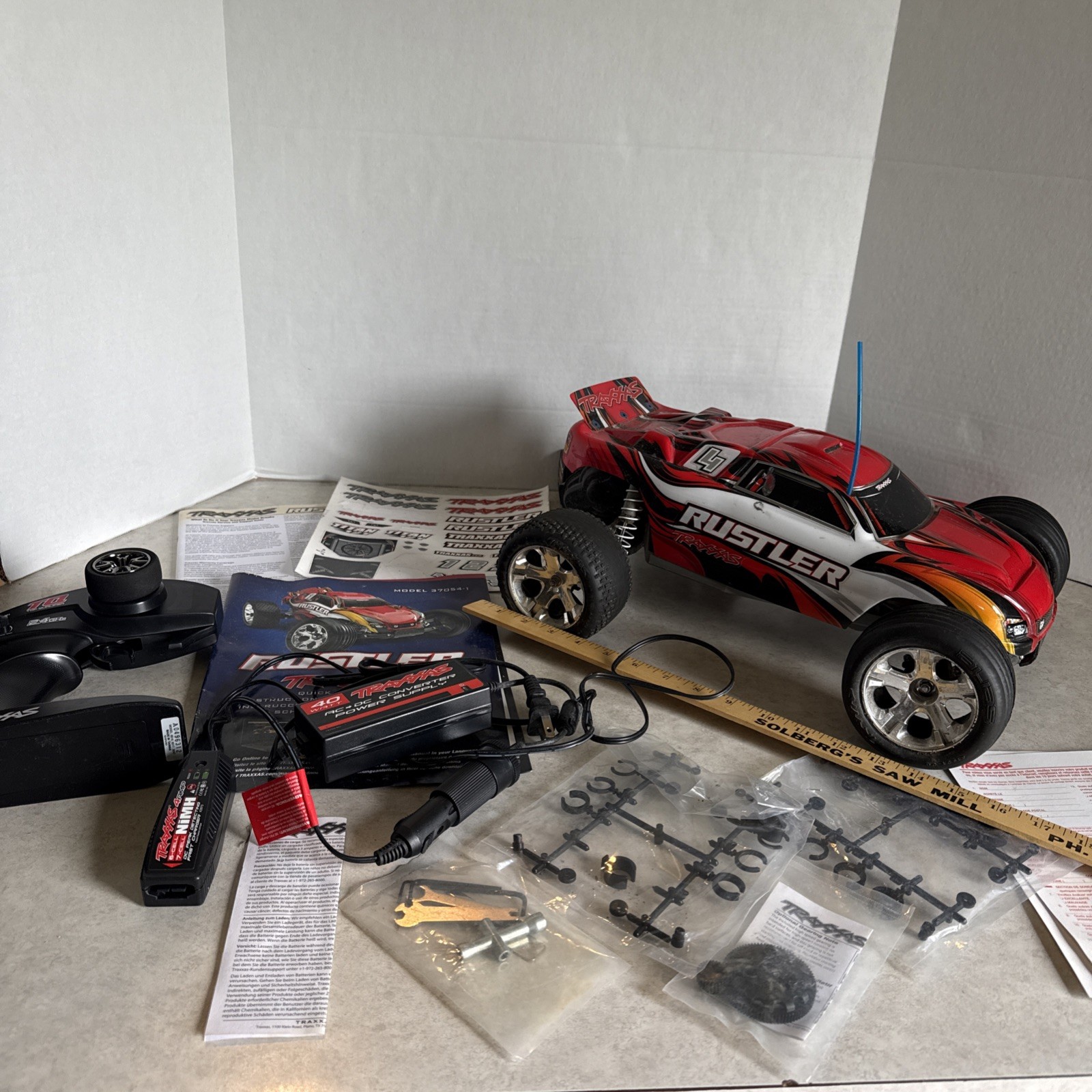Traxxas Rustler 37054-1 1/10 2WD Untested Parts Repair Only Charger Controller Traxxas Rustler 37054-1 1/10 2WD Untested Parts Repair Only Charger Controller