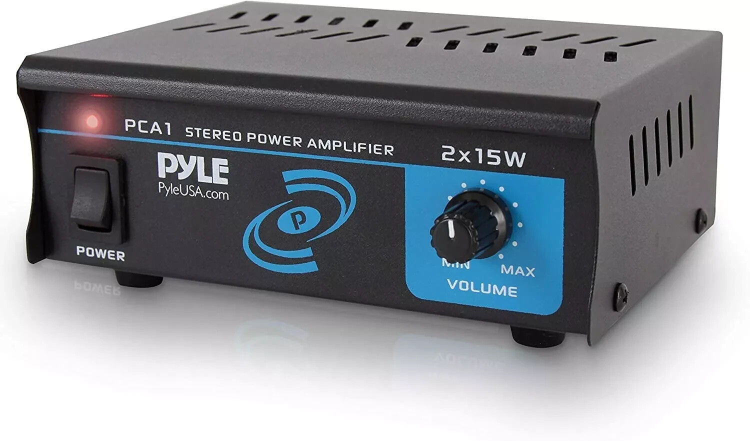 Pyle Compact 2-Channel 2x15W Power Amplifier Portable Pyle 2 Channel Amp Pyle Compact 2-Channel 2x15W Power Amplifier Portable Pyle 2 Channel Amp