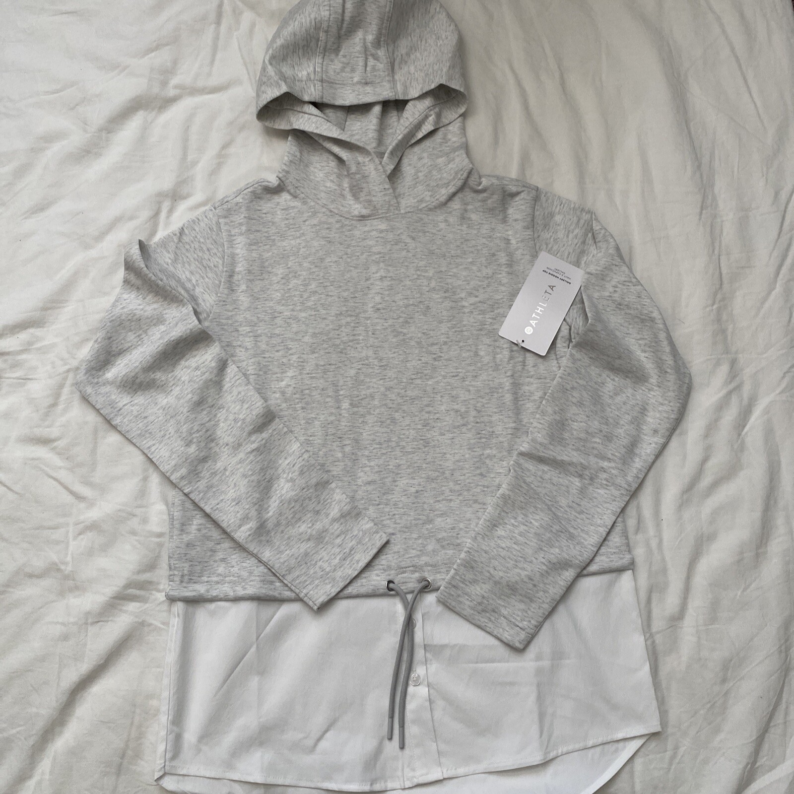 athleta gallery hoodie top gray womens size xs $109 athleta gallery hoodie top gray womens size xs $109