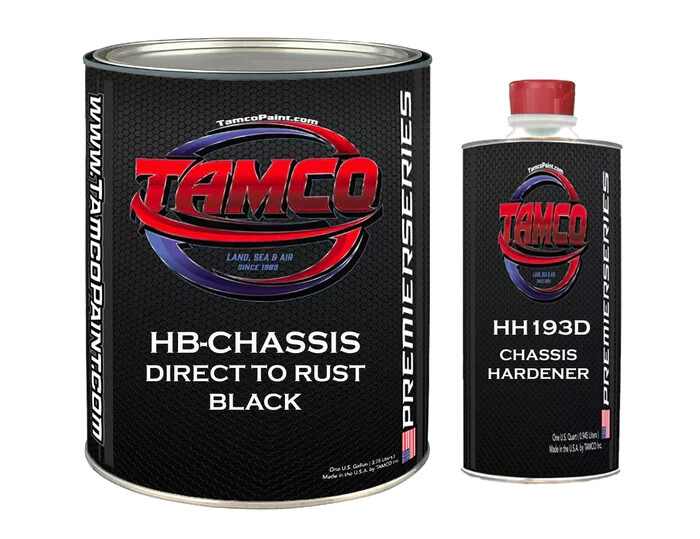 Chassis Black 4:1 Single Stage A – 2K DTM/DTR Urethane Chassis Paint kit
