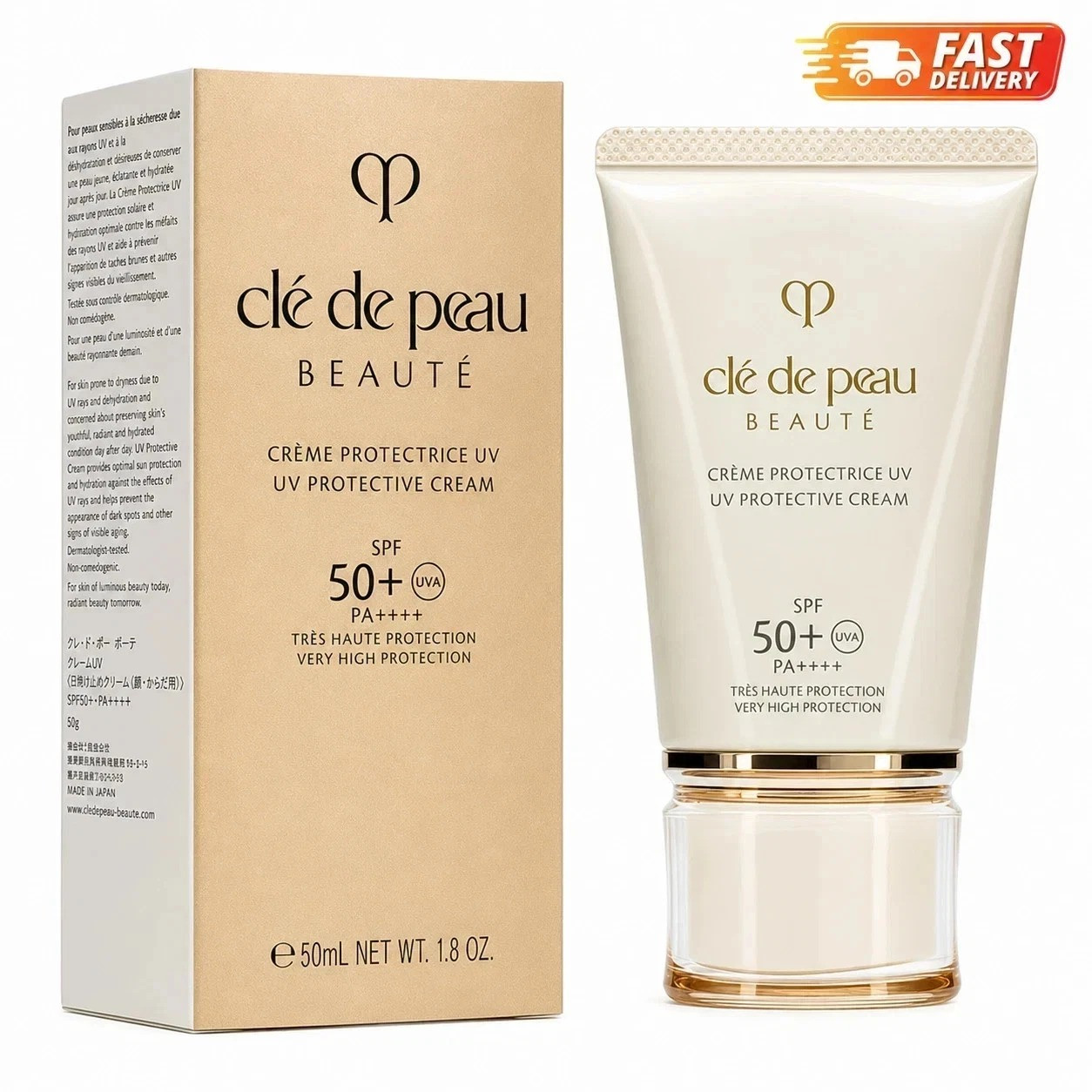 Cle De Peau Beaute UV Protective Cream SPF 50+ 1.8oz/50ml New with box