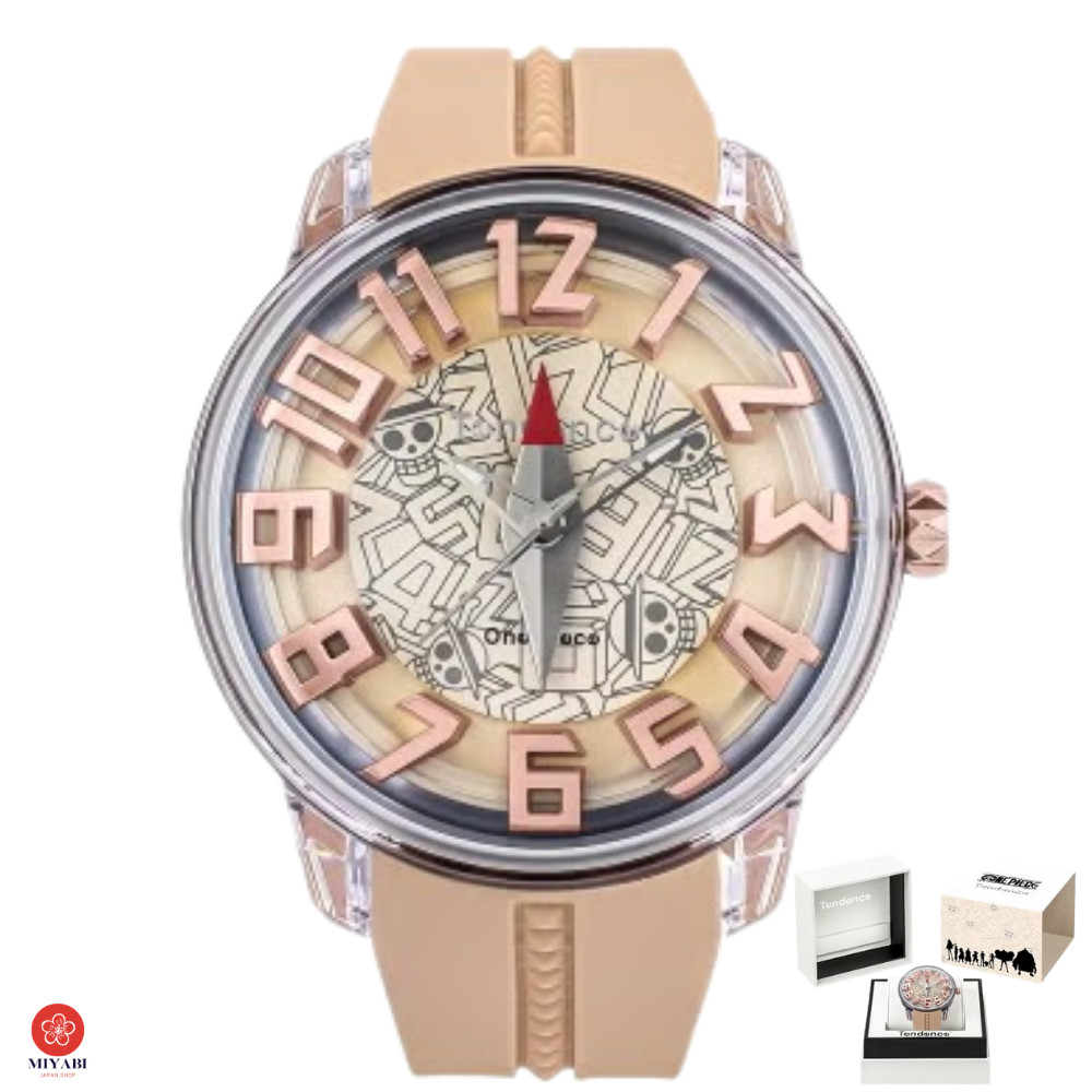 Tendence ONE PIECE Collab Log Pose TY023009-P Quartz Watch Limited 300 Pre-sale