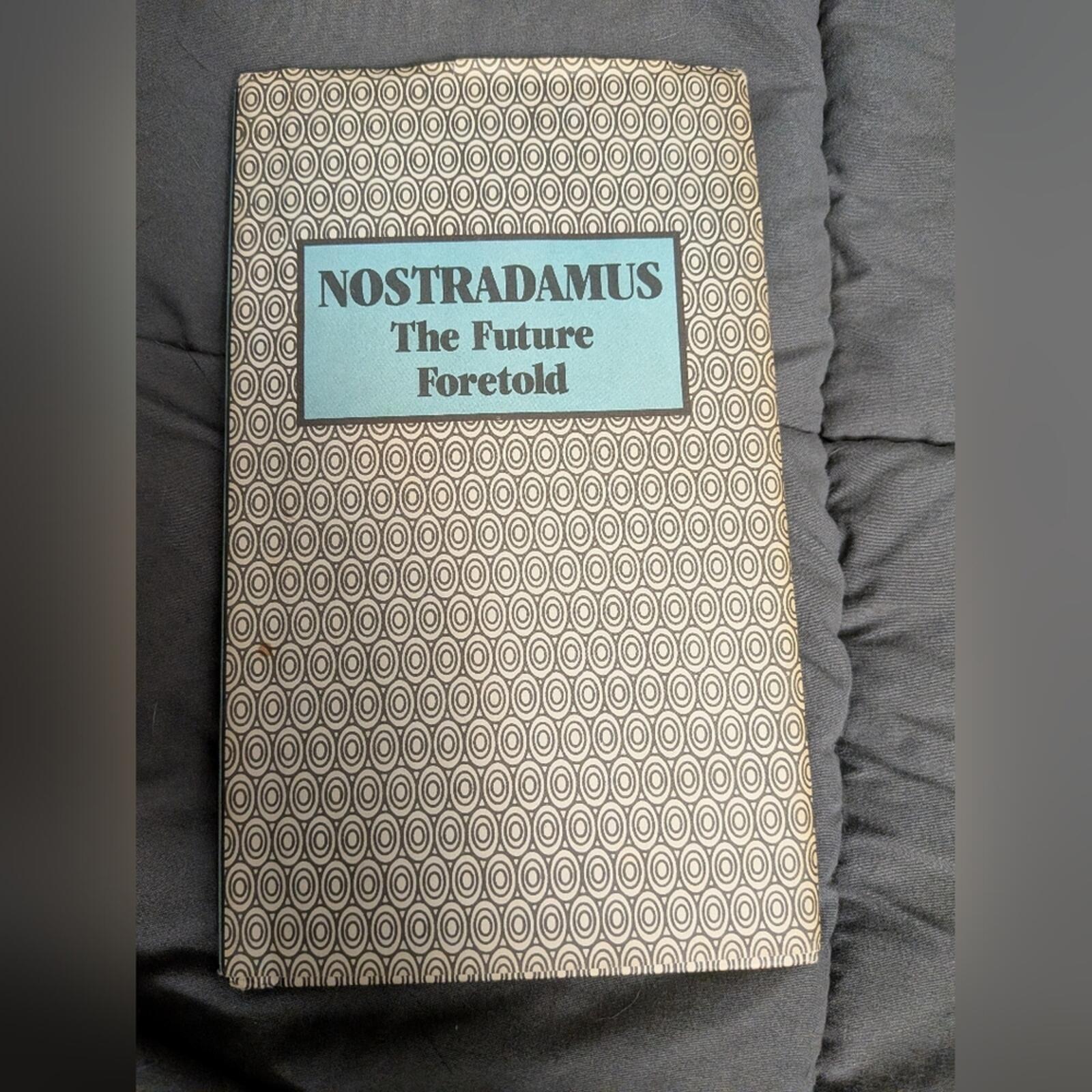 Nostradamus The Future Foretold Book *Vintage* Excellent Condition Collectible Nostradamus The Future Foretold Book *Vintage* Excellent Condition Collectible