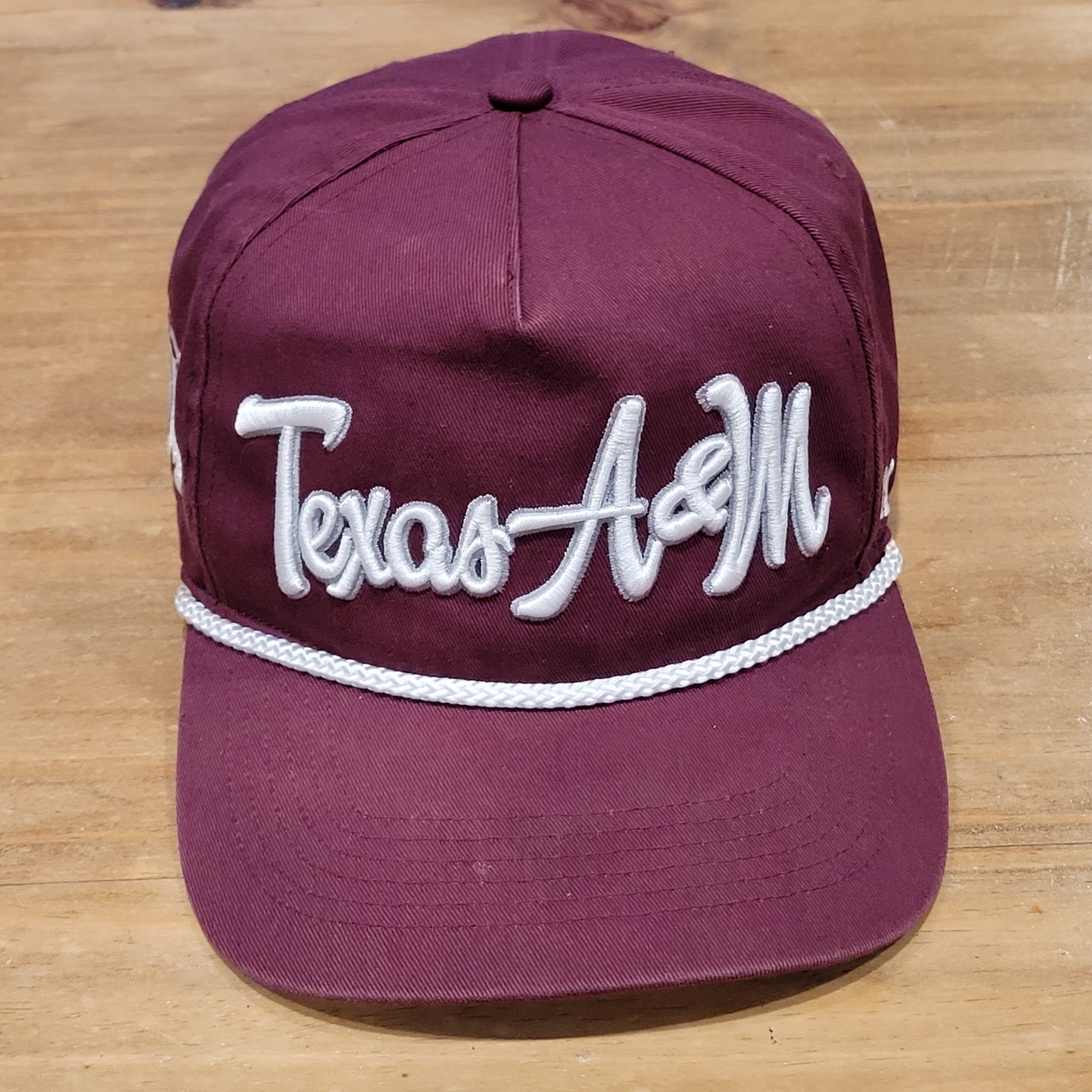 Texas A&M Aggies Hat Snapback 47 Brand Hitch Rope Red Script Spell Out One Size Texas A&M Aggies Hat Snapback 47 Brand Hitch Rope Red Script Spell Out One Size