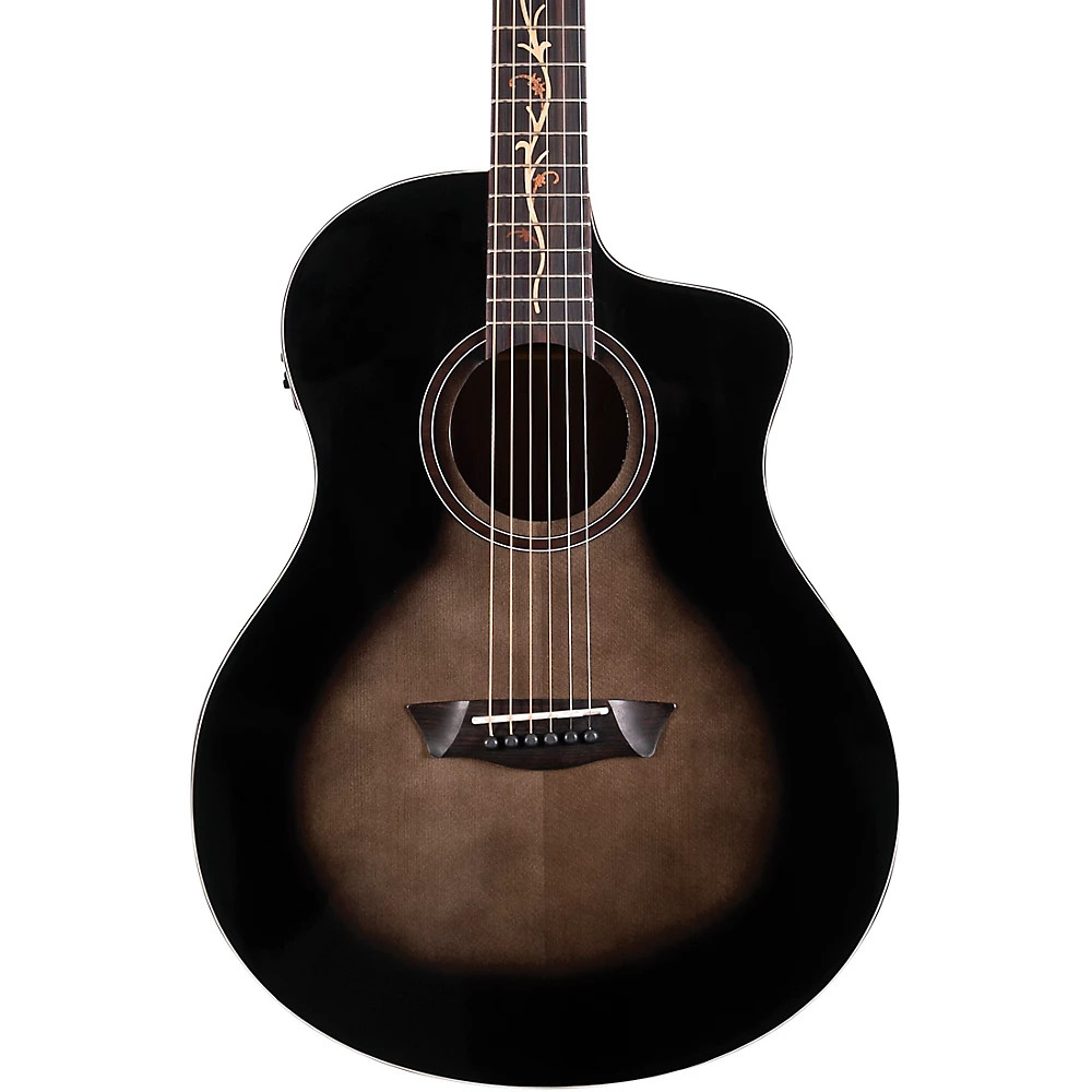 Washburn Bella Tono Vite S9V Studio A/E Guitar Transparent Charcoal Burst