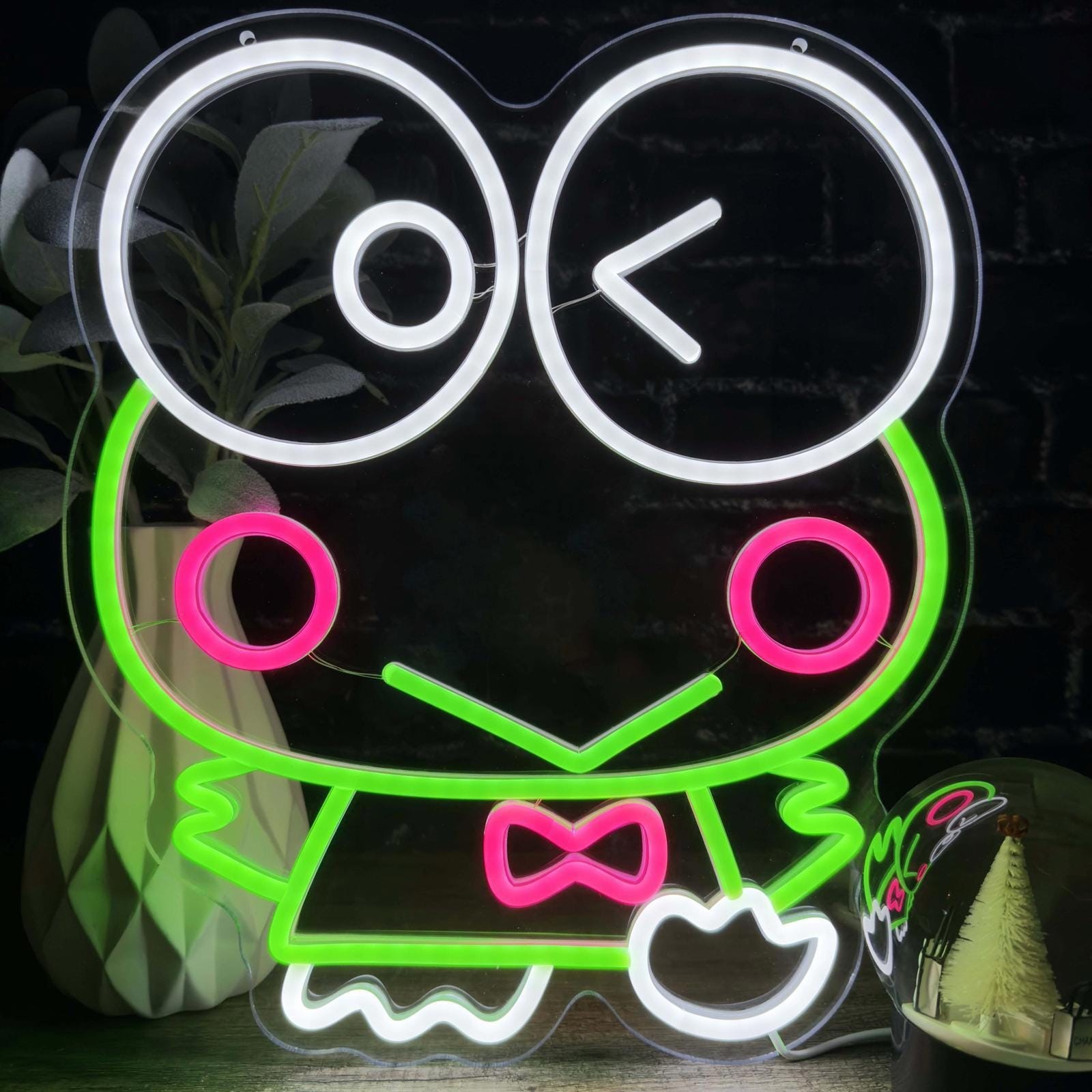 Keroppi LED Neon Sign – Kawaii Wall Light