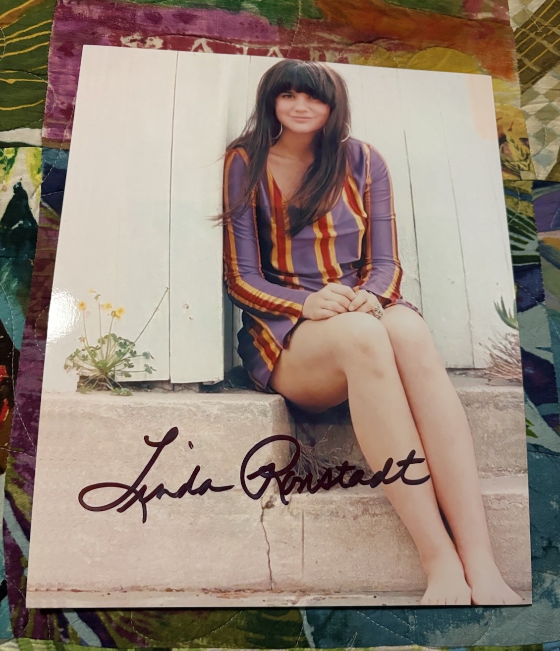 LINDA RONSTADT Photo SIGNATURE ▫️🎹🎤🎸⭐️⭐️ LINDA RONSTADT Photo SIGNATURE ▫️🎹🎤🎸⭐️⭐️