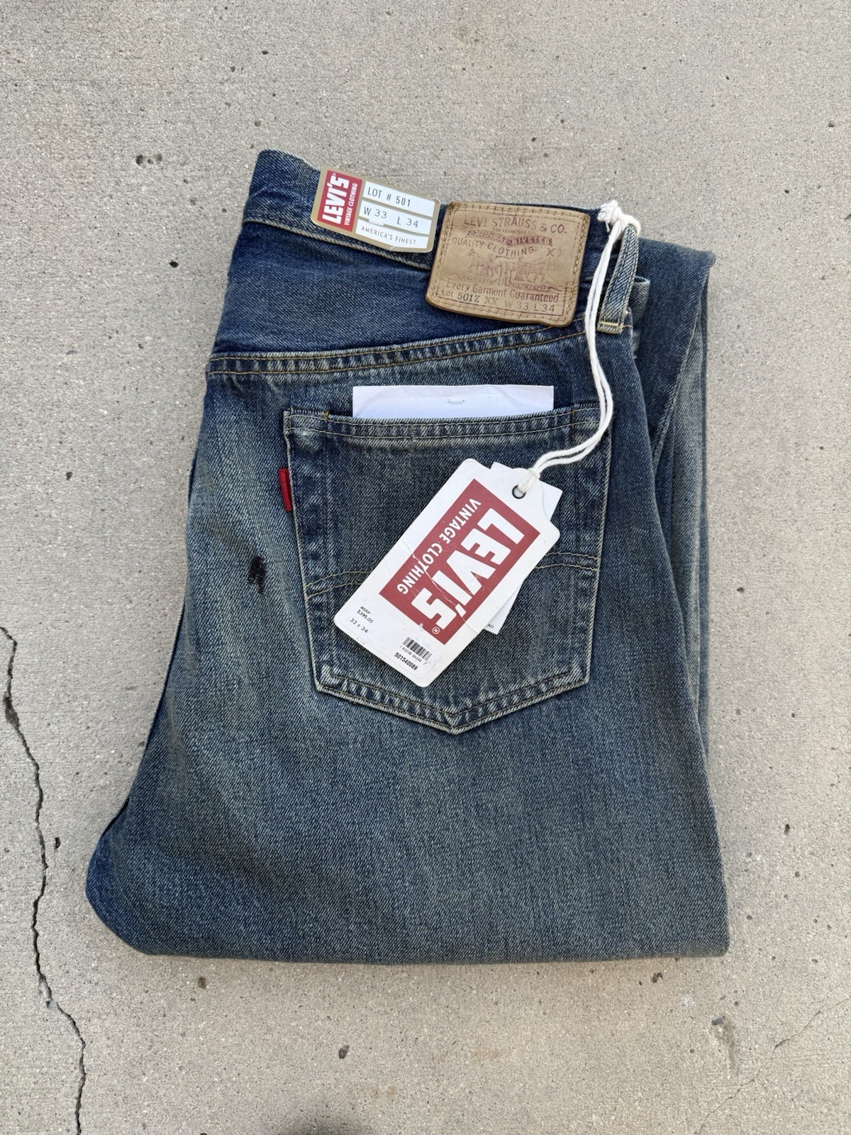 Vintage Levi’s LVC 1954 501 ZXX Selvedge denim jeans - New W/tags Vintage Levi’s LVC 1954 501 ZXX Selvedge denim jeans - New W/tags