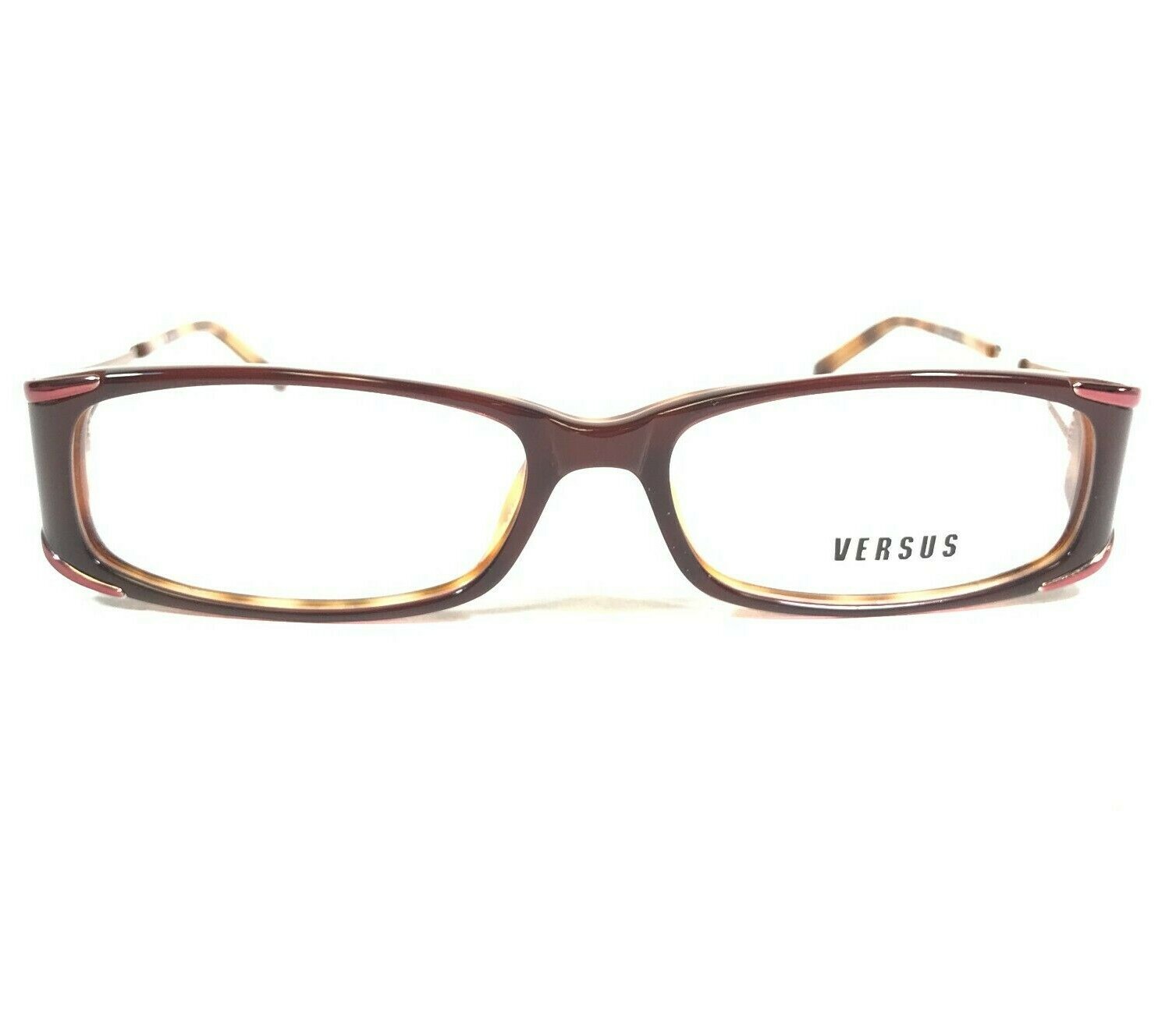 Versus by Versace MOD.VR8026 495 Eyeglasses Frames Tortoise Shiny Red 52-15-130 Versus by Versace MOD.VR8026 495 Eyeglasses Frames Tortoise Shiny Red 52-15-130