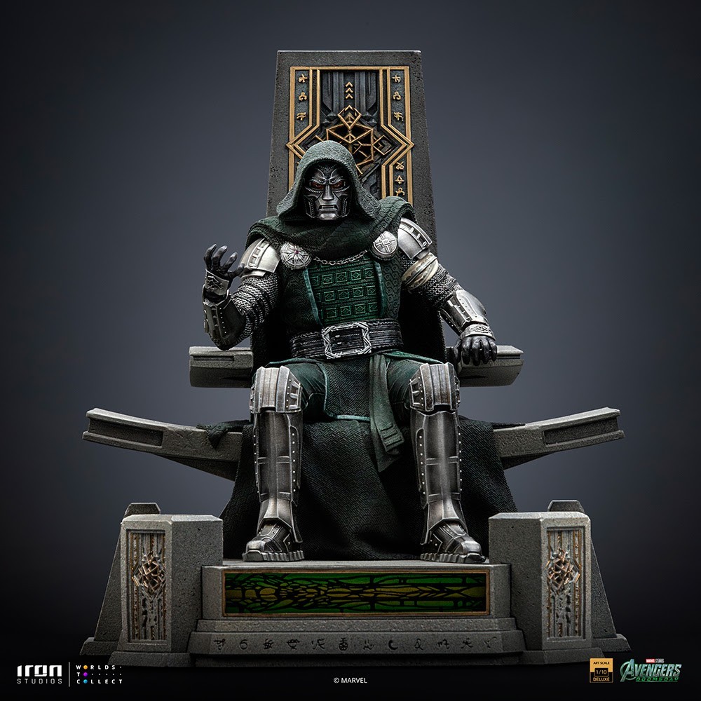 PRESALE- D23 Doctor Doom on Throne Avengers Doomsday  Scale 1/10 Iron Studios