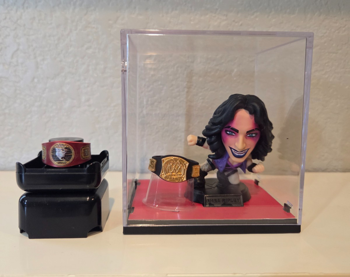 Rhea Ripley *Rare* ZURU Ballers WWE Figure + WWE NXT North American Dynamic Belt