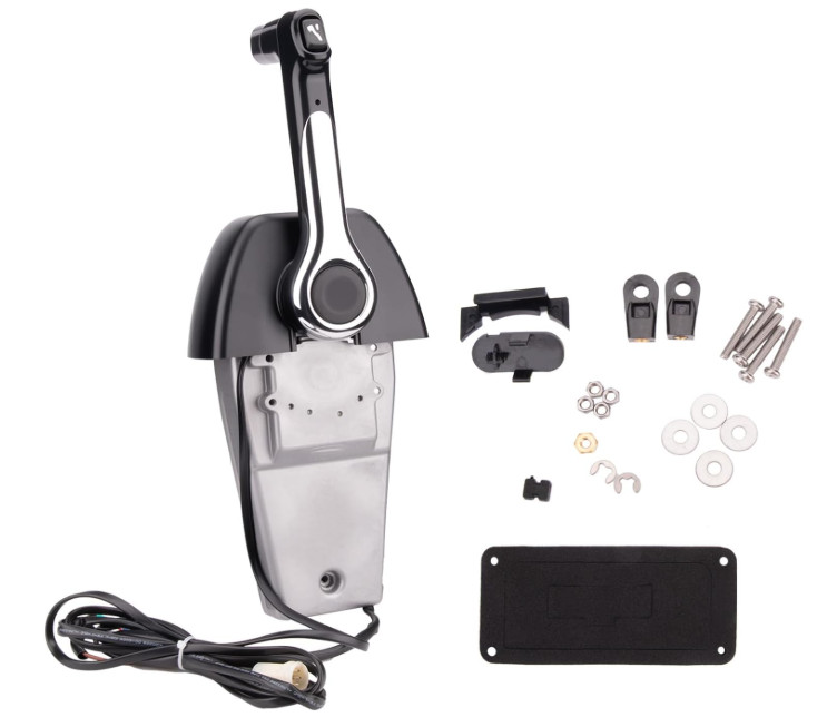 Outboard Remote Control Box Console Mount 704-48205-P1 Top Single For Yamaha