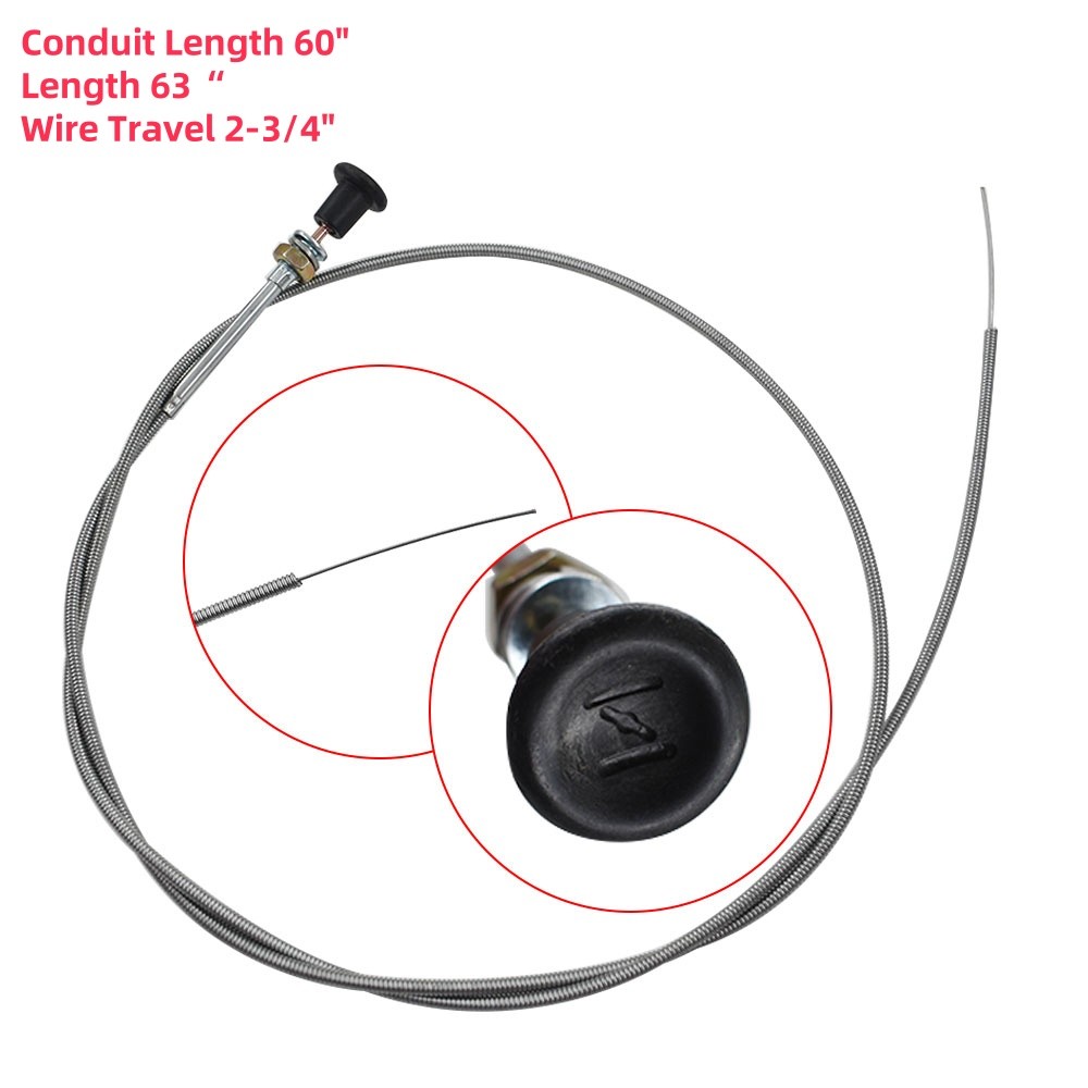 1/2 PCS 237 Universal Push Pull Choke Cable 63\