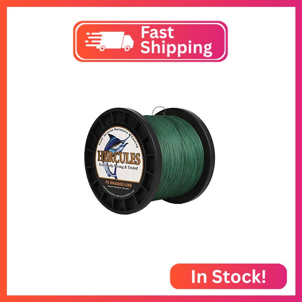 HERCULES Super Cast 500M 547 Yards Braided Fishing Line 300 LB Test for Saltwate